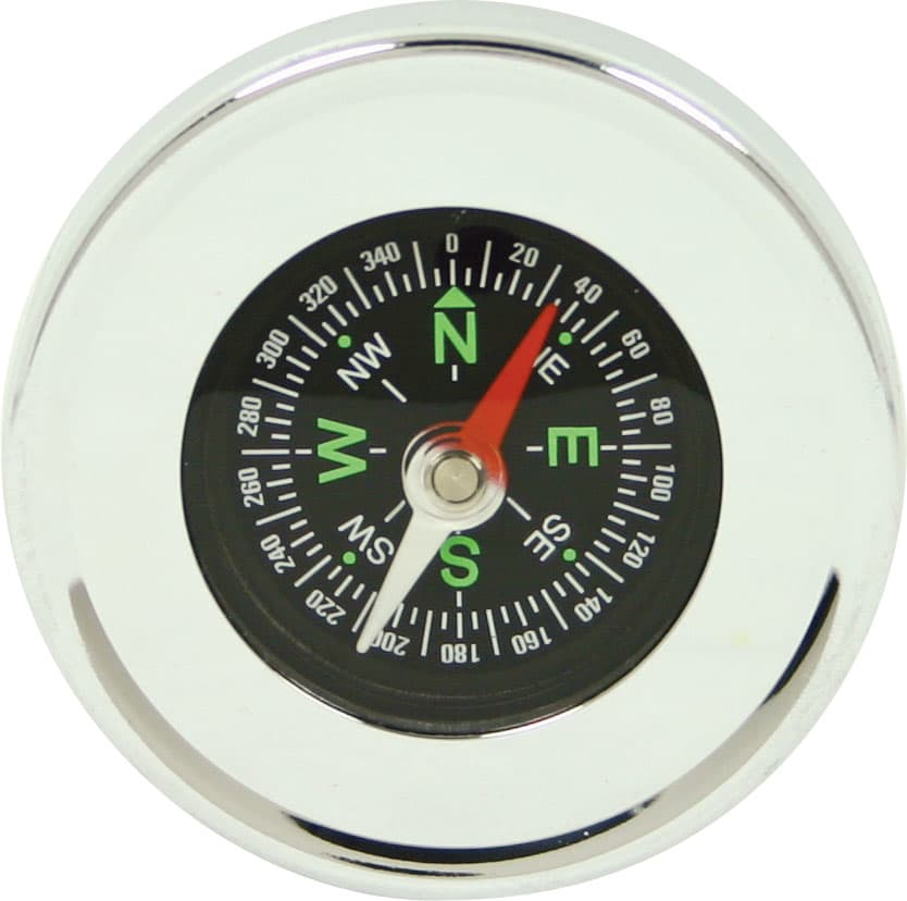 Compass chrome in stainless steel gift tin