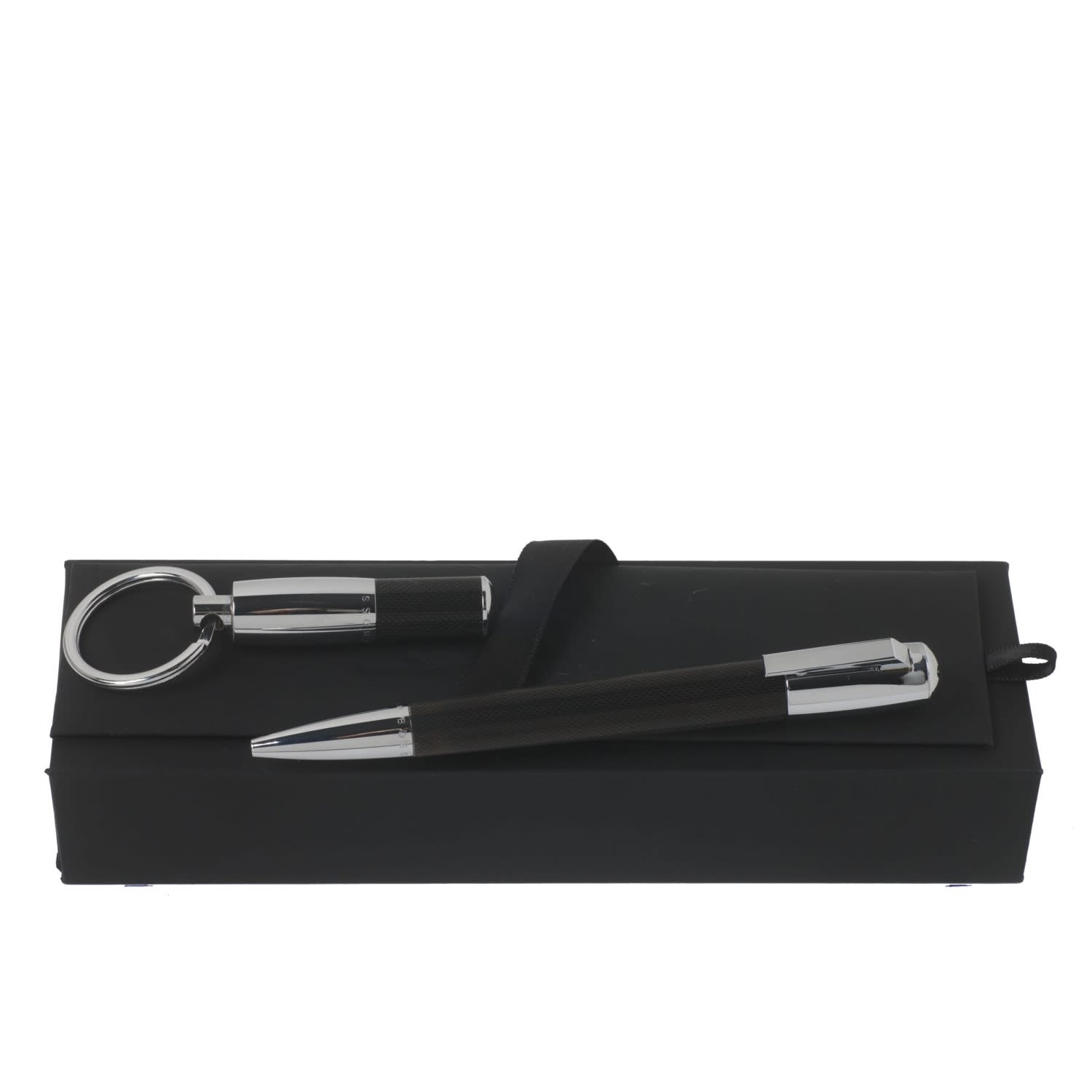 Set Pure Black (ballpoint pen & key ring)