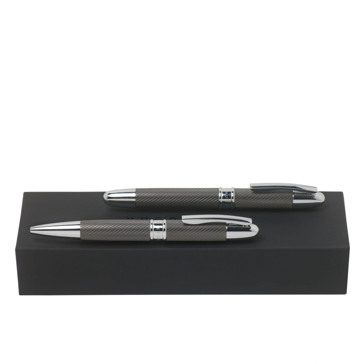 Set Matte Dark Chrome (ballpoint pen & rollerball pen)