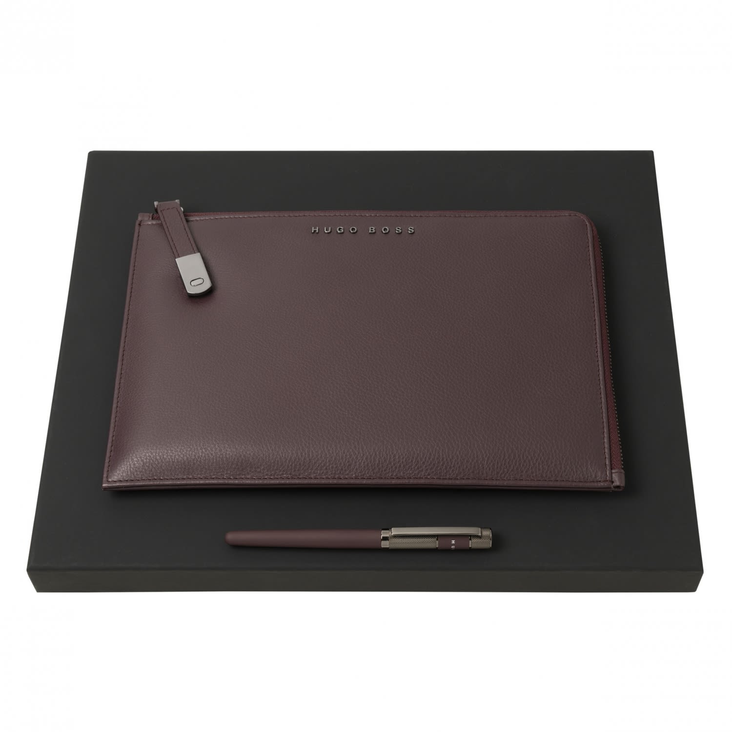 Set HUGO BOSS Burgundy (rollerball pen & conference folder A5)