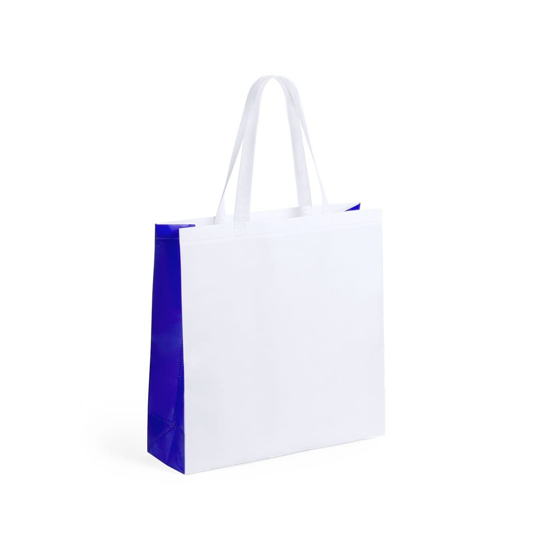 Tote Bag non woven -LOCAL stock blue- white  Decal