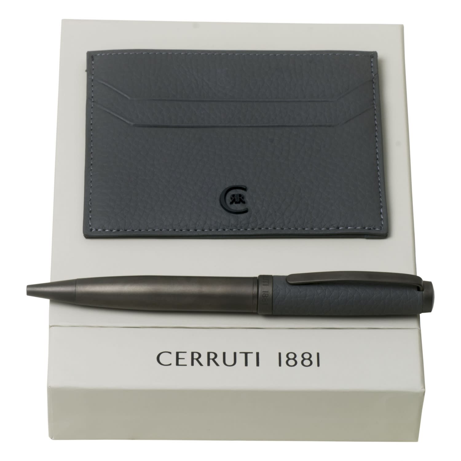 Set Hamilton Grey (ballpoint pen & card holder)