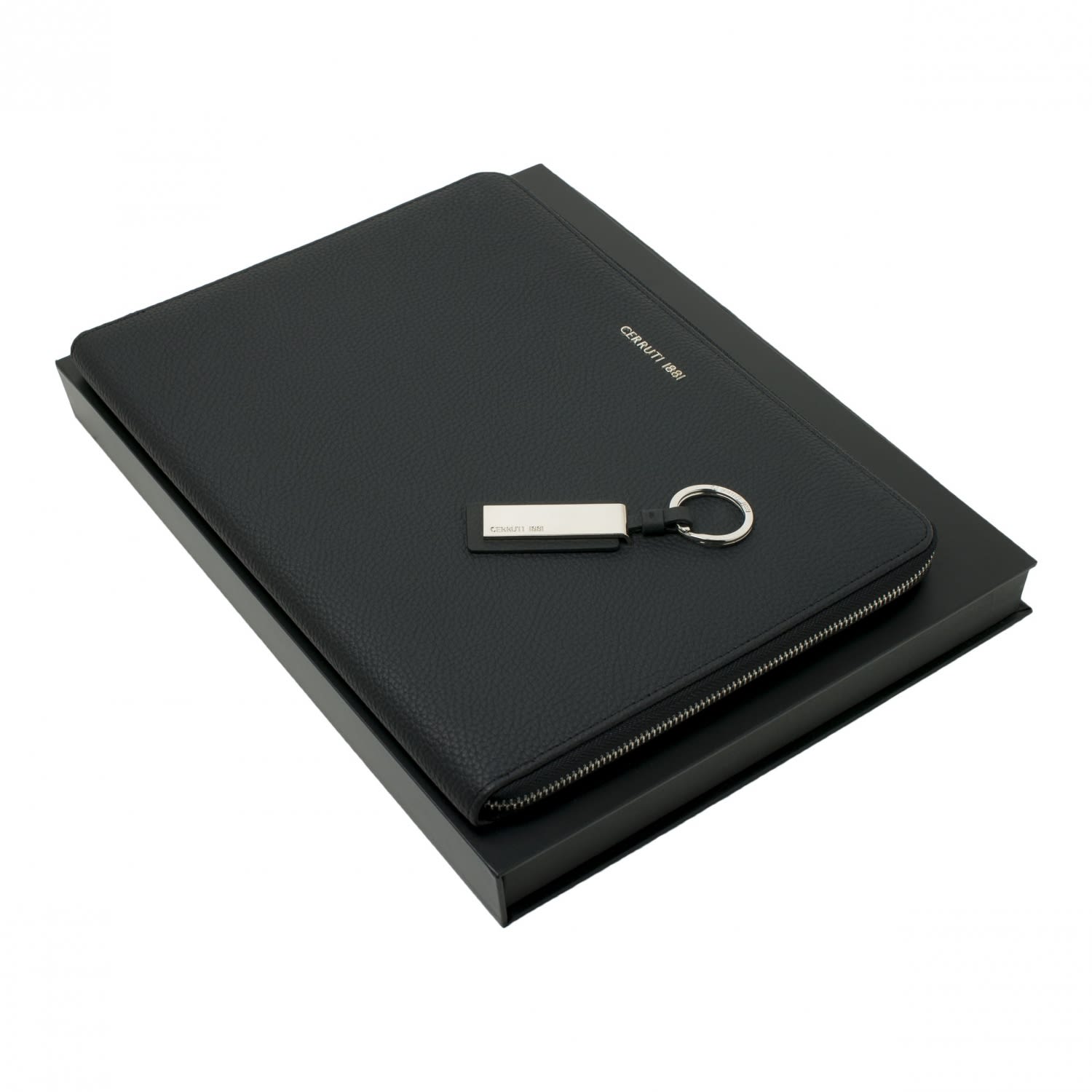 Set Hamilton Black (conference folder A4 & key ring)