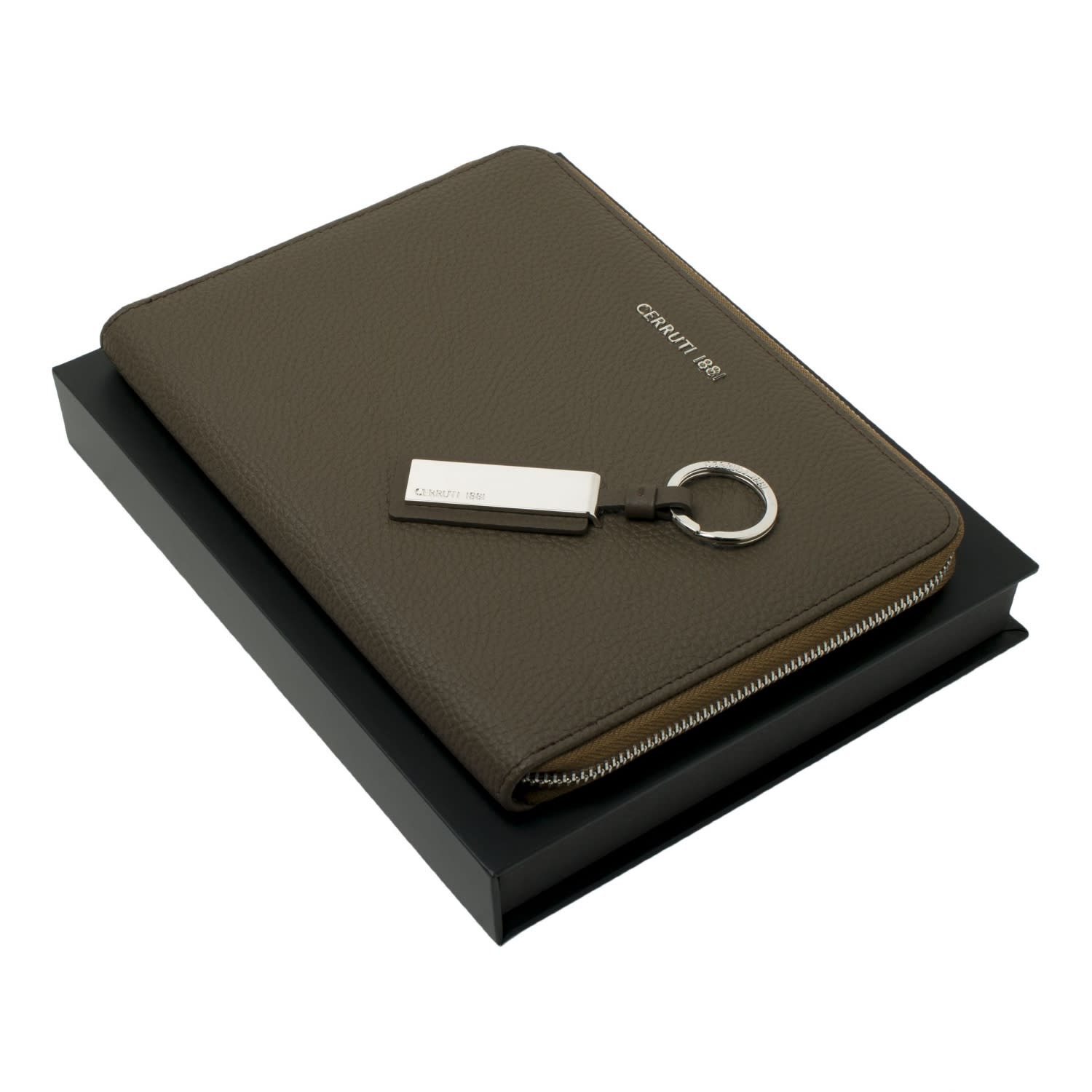 Set Hamilton Taupe (conference folder A5 & key ring)