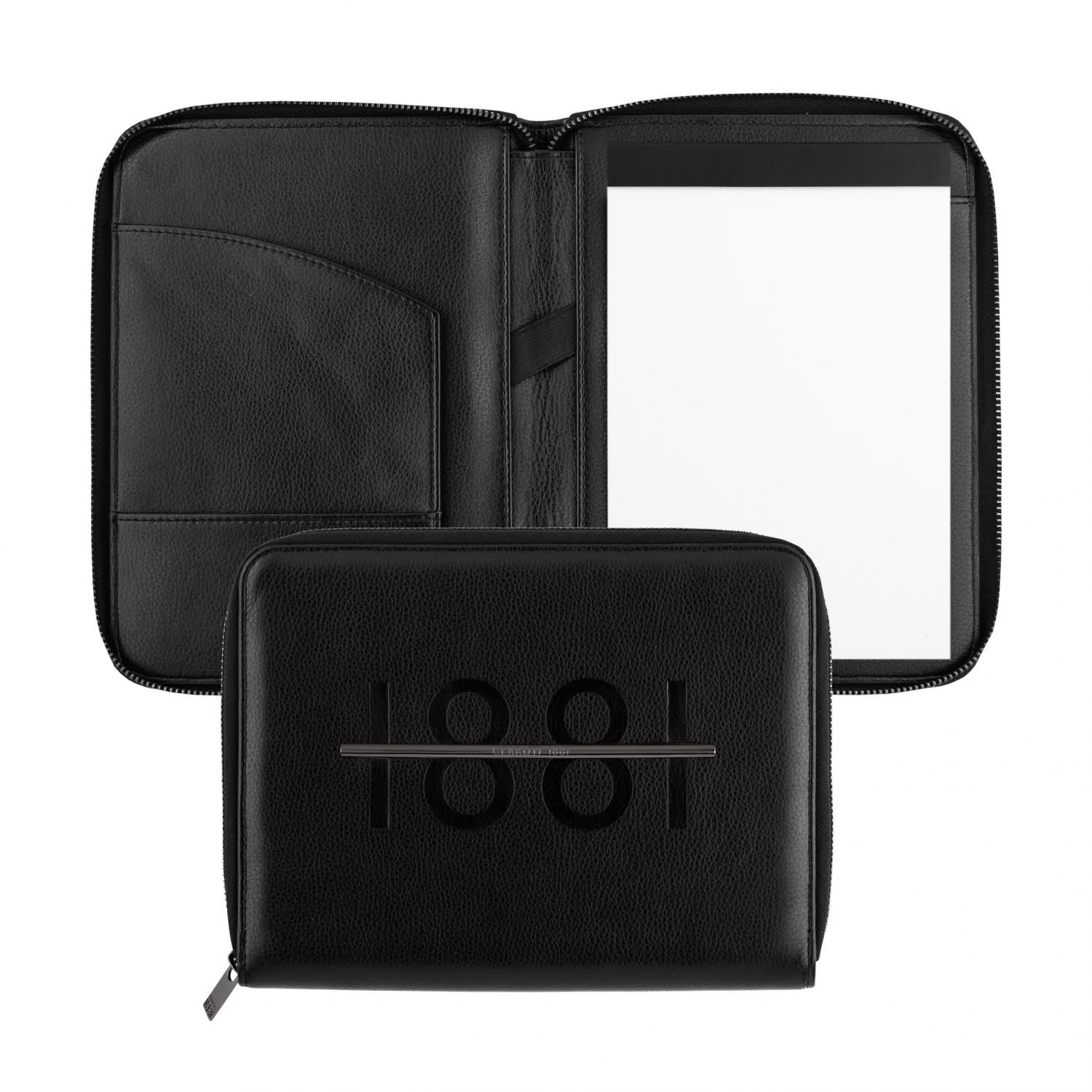 Conference folder zip A5 Horton Black