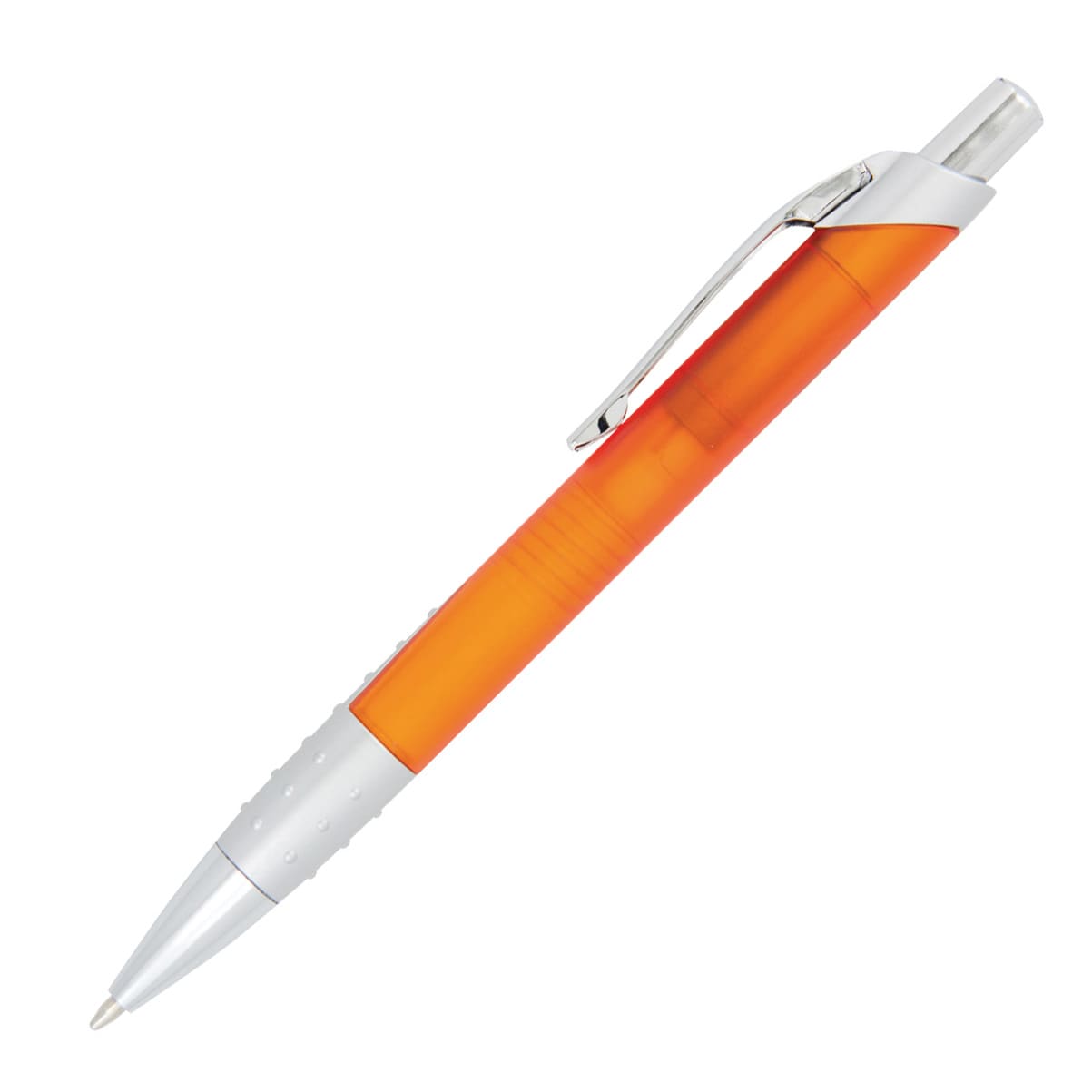 Pen plastic with frosted barrel Apollo