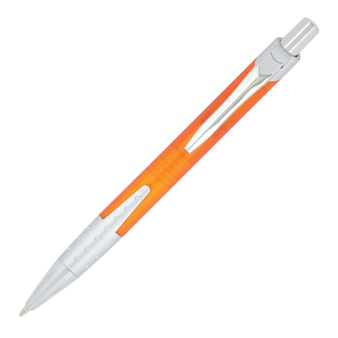 Pen plastic with frosted barrel Apollo