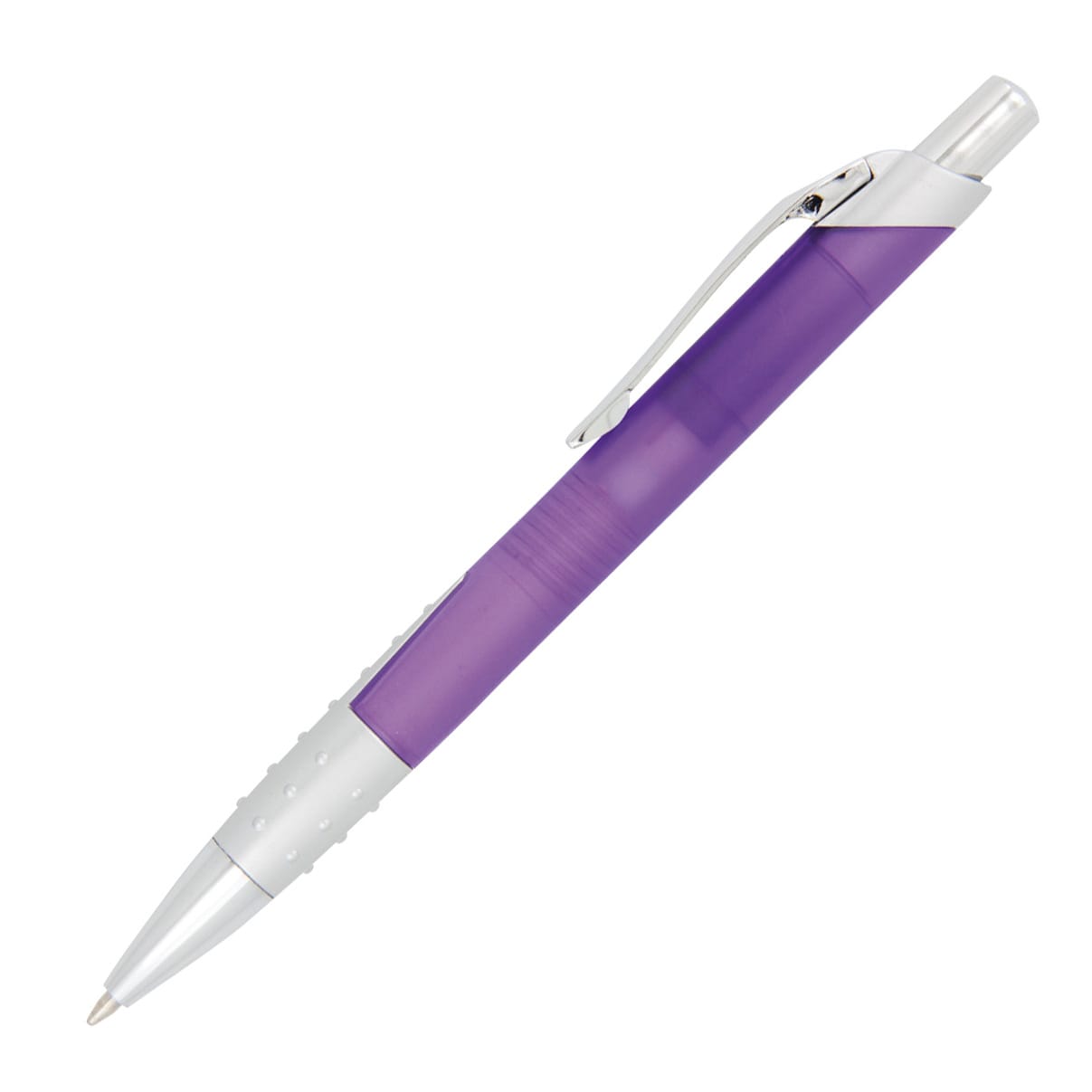 Pen plastic with frosted barrel Apollo