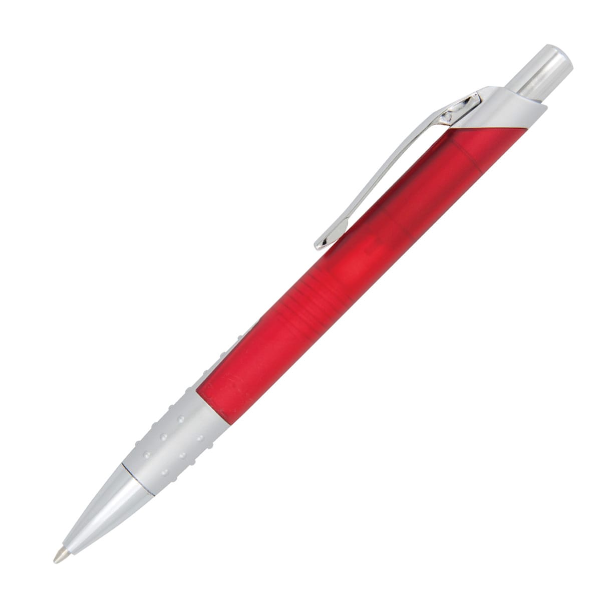 Pen plastic with frosted barrel Apollo