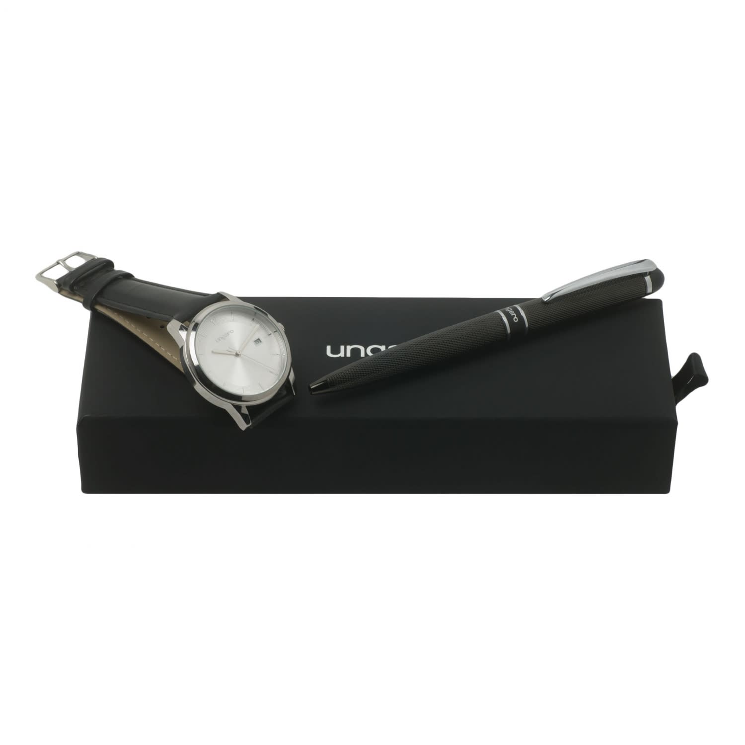 Set Ungaro Black (ballpoint pen & watch)