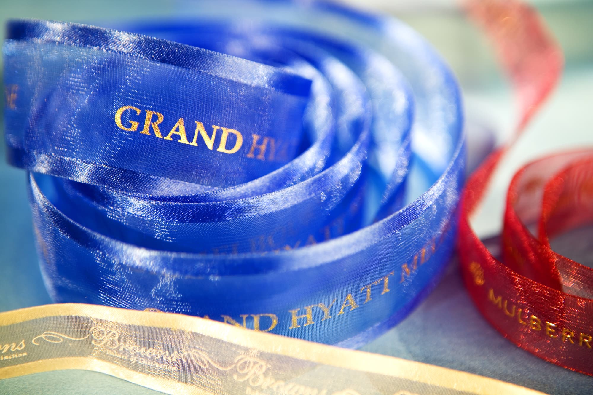 Custom Printed Organza Ribbon 10mm Satin Edge