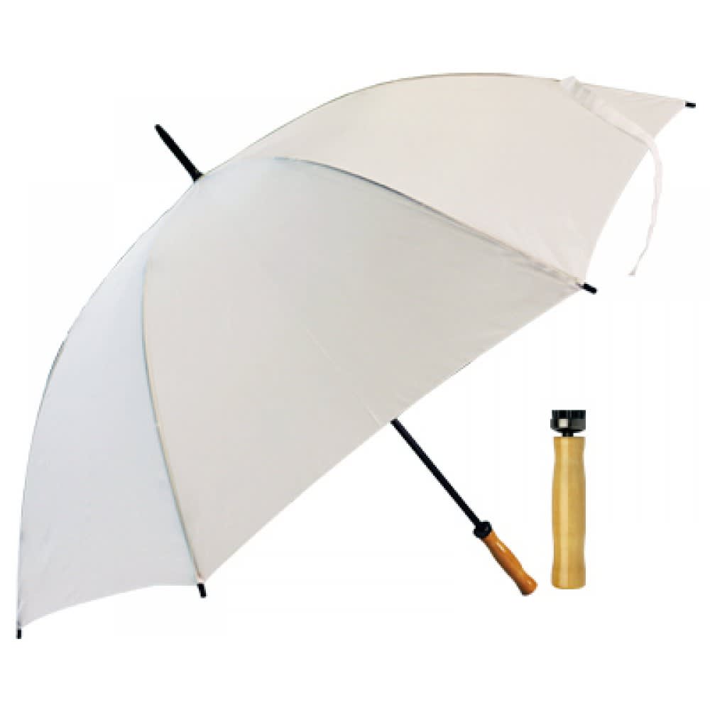 Budget Umbrella (All White)