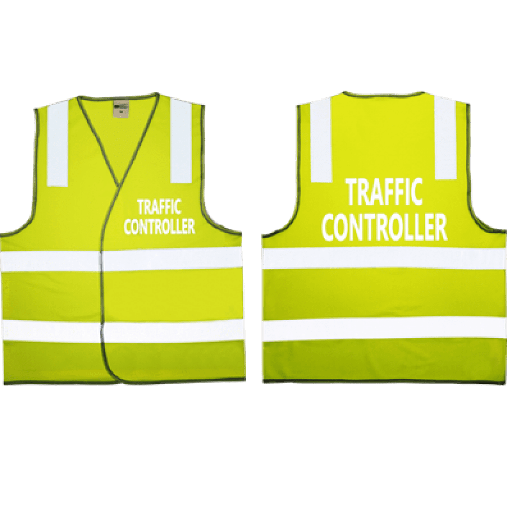 Traffic Control Safety Vest Lime