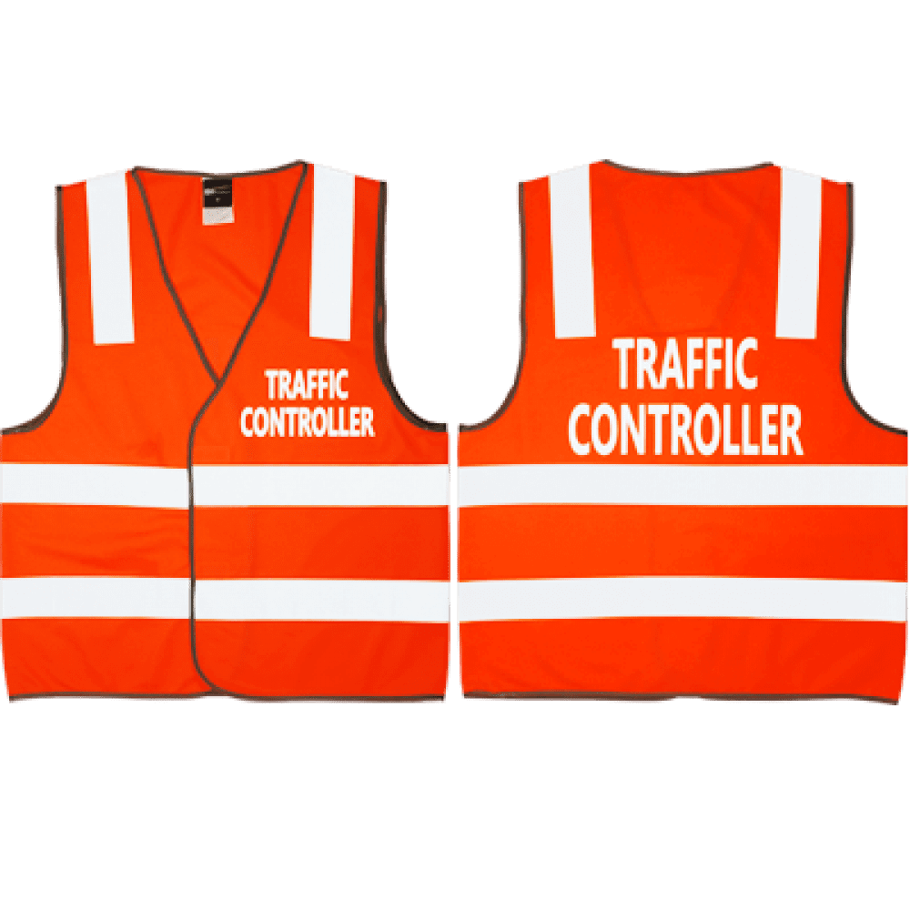 Traffic Control Safety Vest Orange