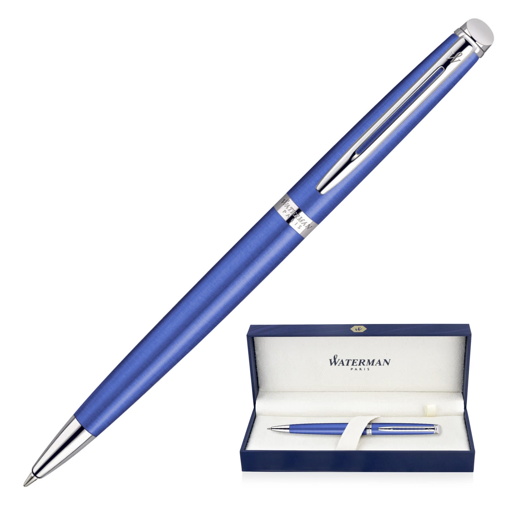 Metal Pen Ballpoint Waterman Hemisphere – Bright Blue CT