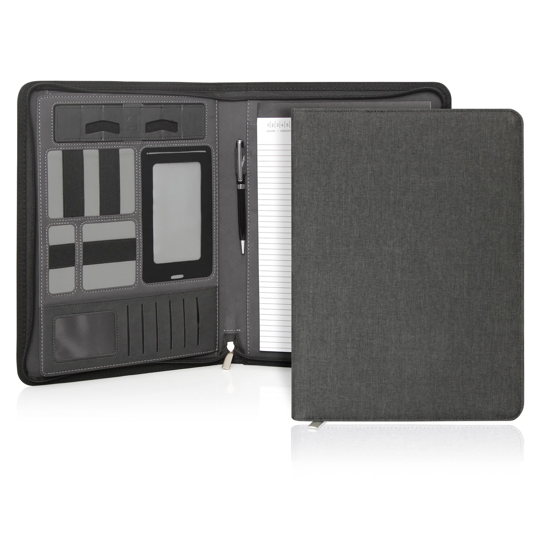 Compendium A4 Ebony Executive Tech Zipper