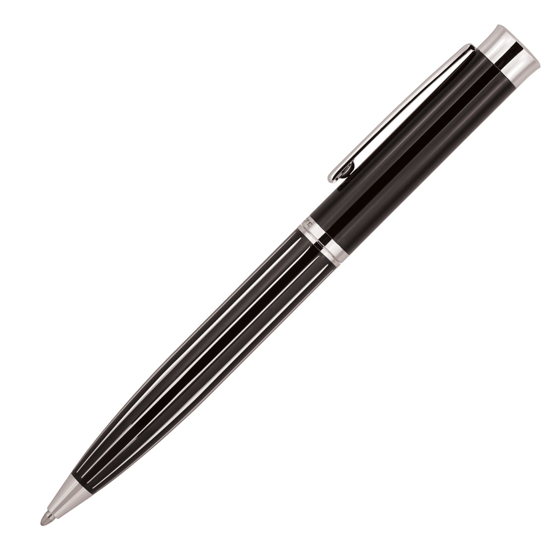 Alternative view of Metal Pen Ballpoint Derofe Stripe Black