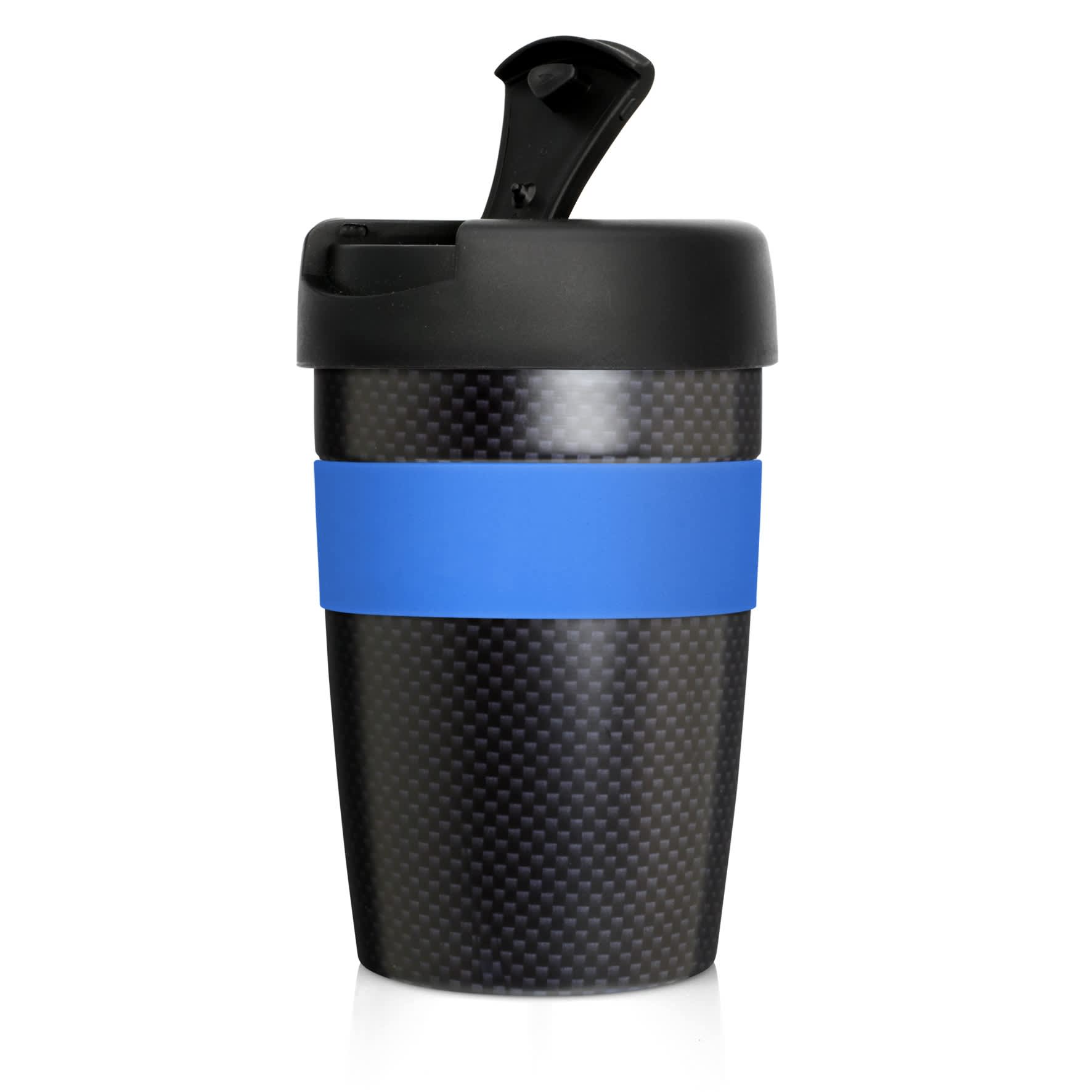 Eco Coffee Cup Stainless Double Wall Cup2Go Carbon Fibre 375ml
