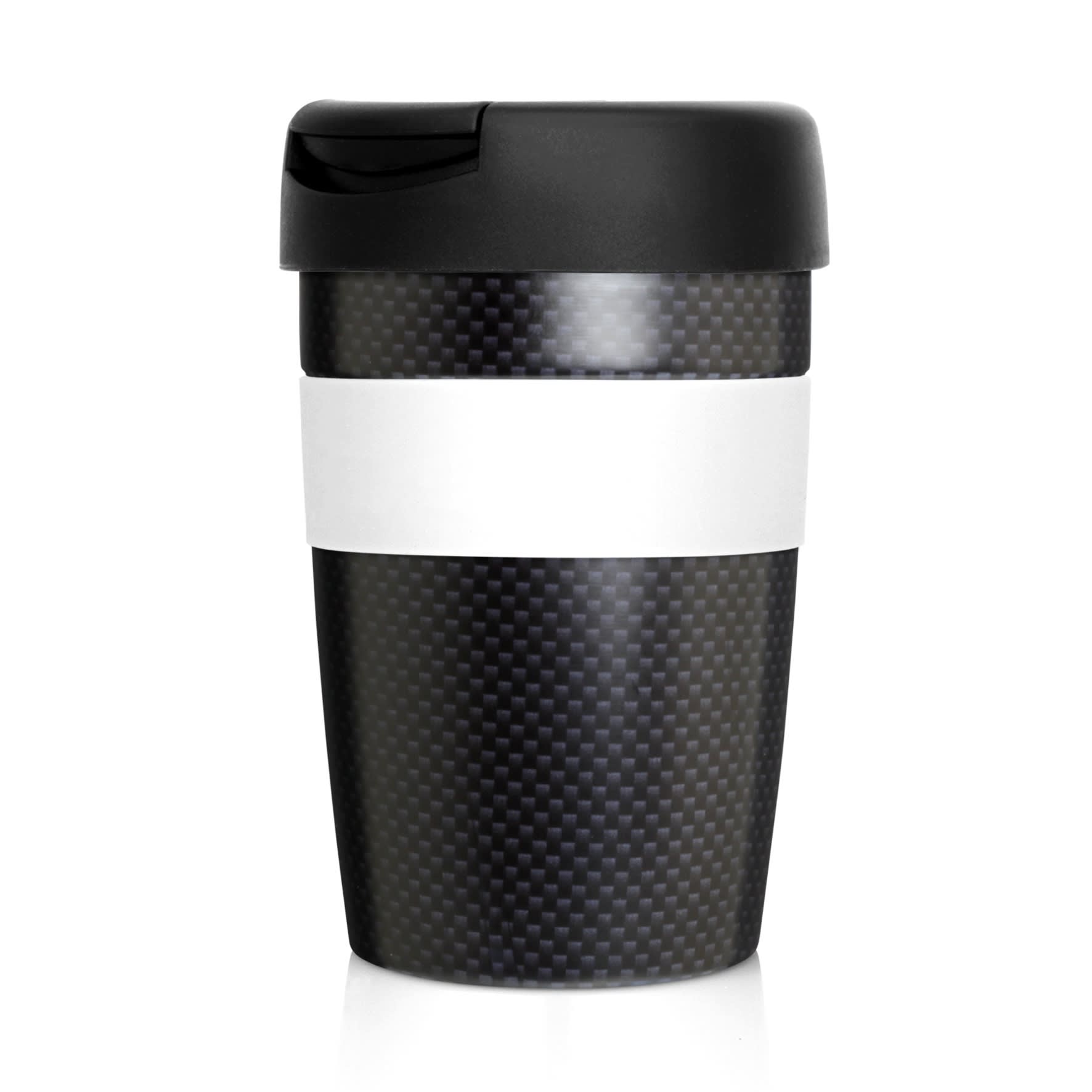 Eco Coffee Cup Stainless Double Wall Cup2Go Carbon Fibre 375ml