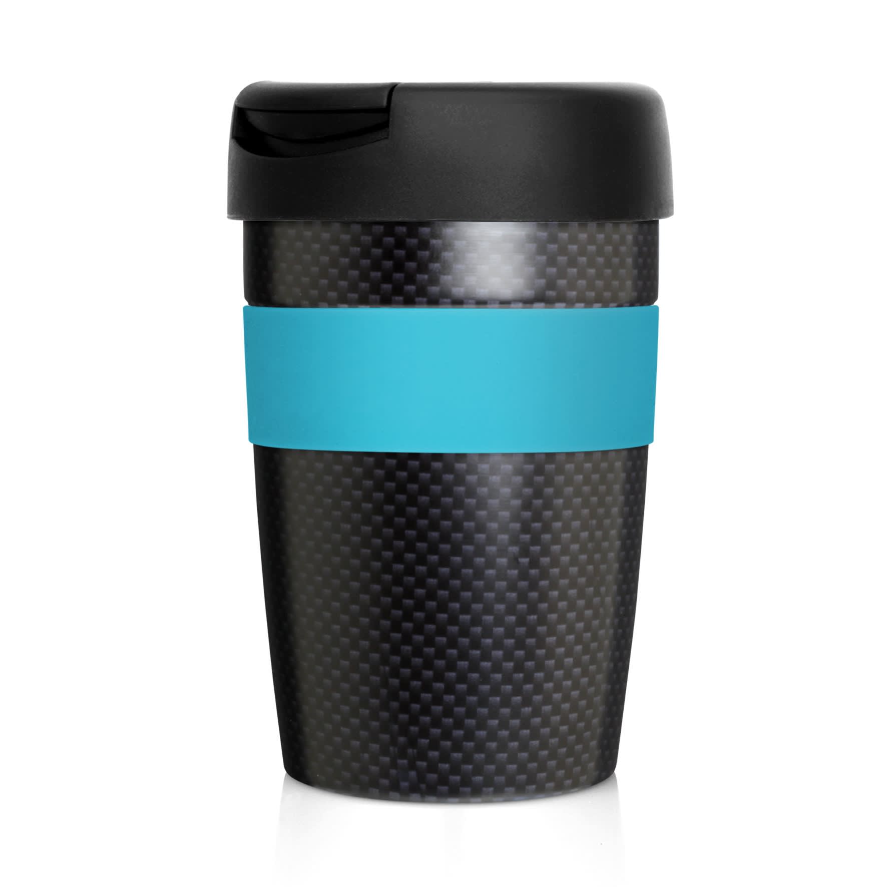 Eco Coffee Cup Stainless Double Wall Cup2Go Carbon Fibre 375ml