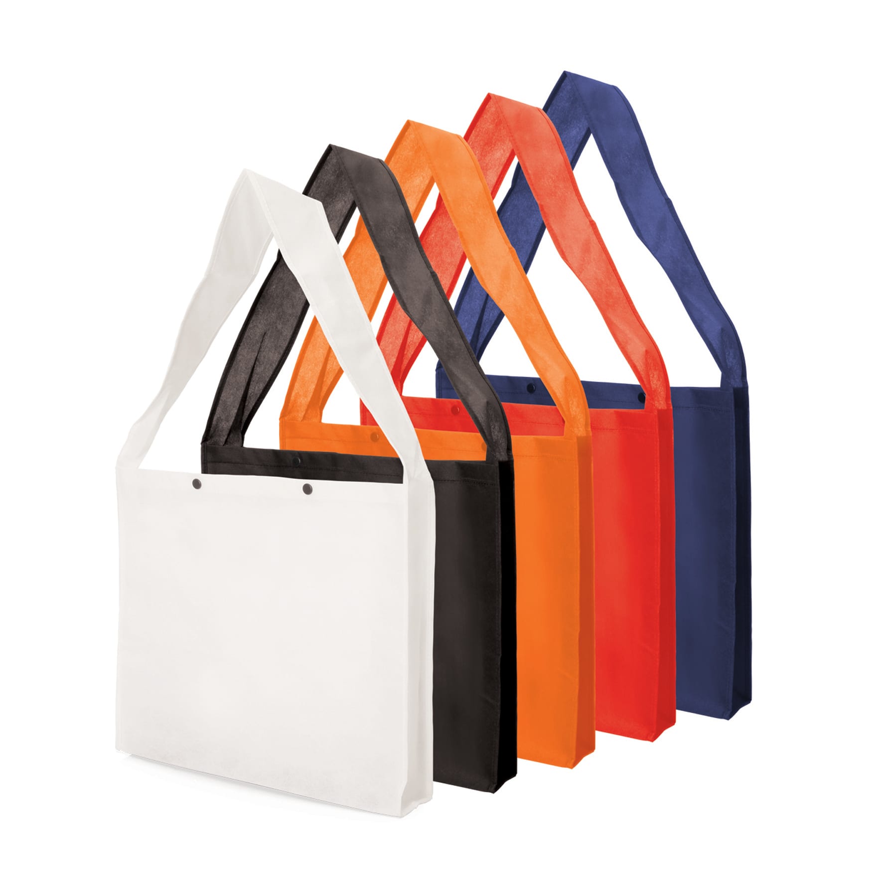 Alternative view of Bag Non Woven Sling with Press Studs and Gusset