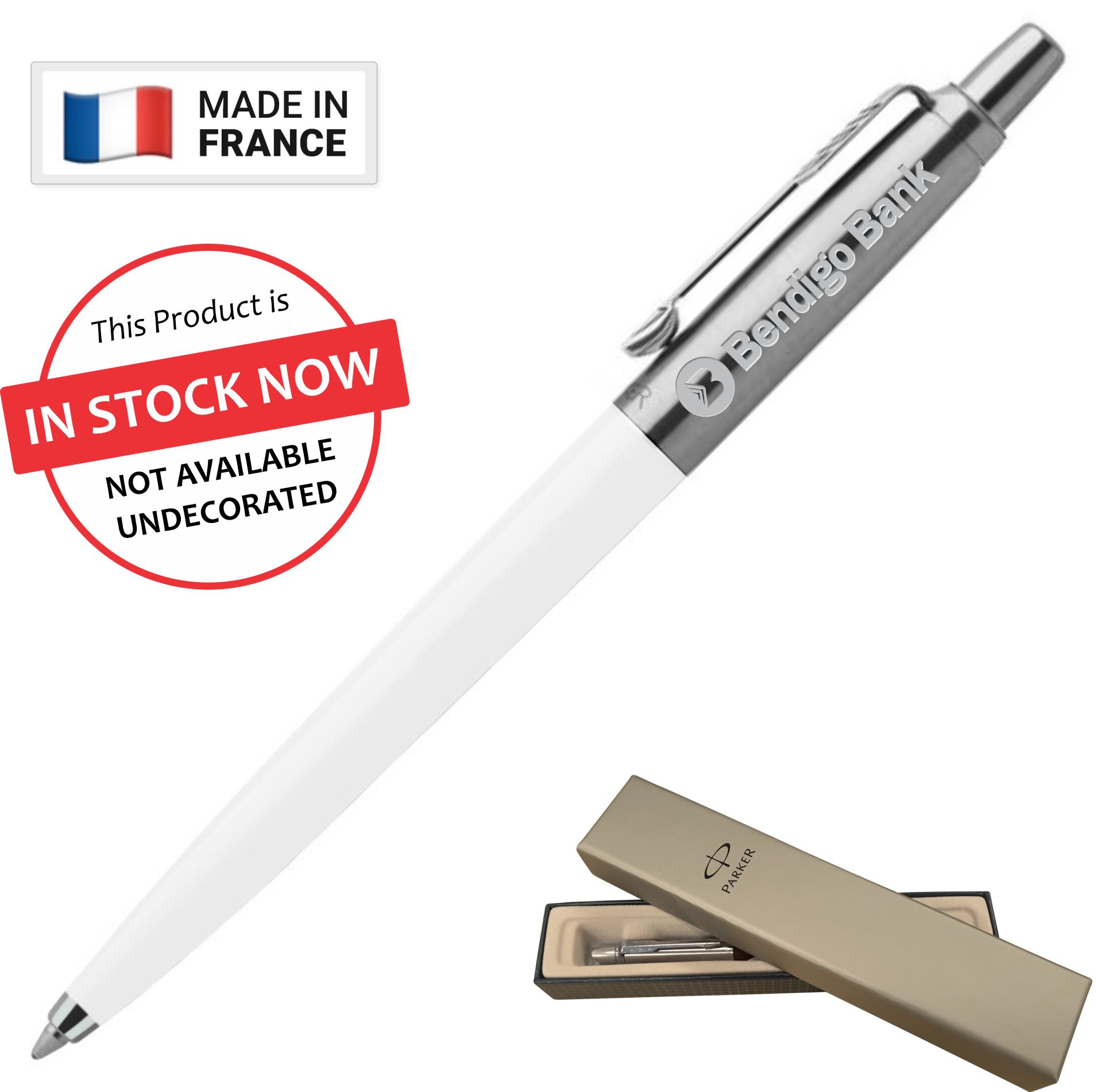 Alternative view of Metal Pen Ballpoint Parker Jotter Originals White