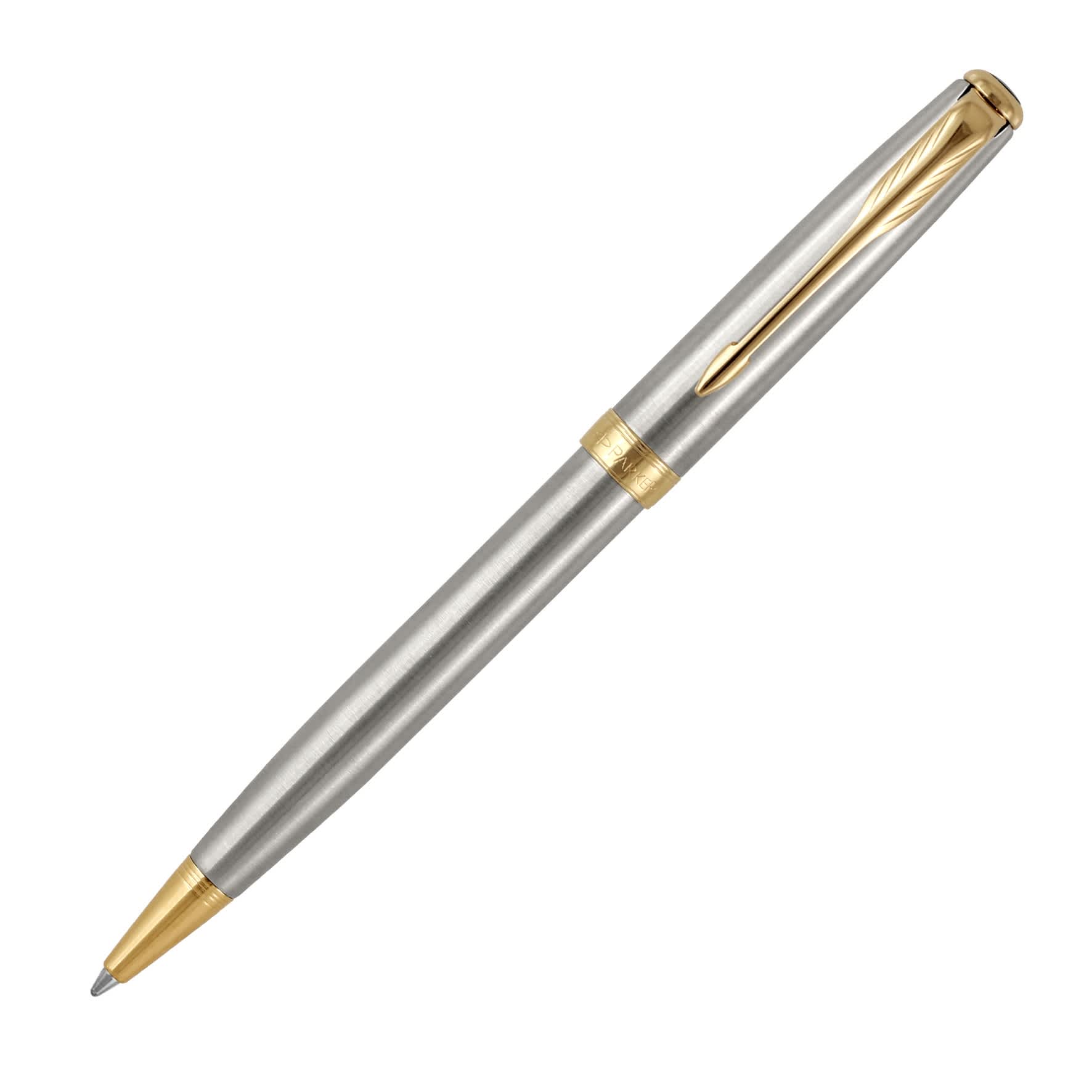 Metal Pen Ballpoint Parker Sonnet - Brushed Stainless GT