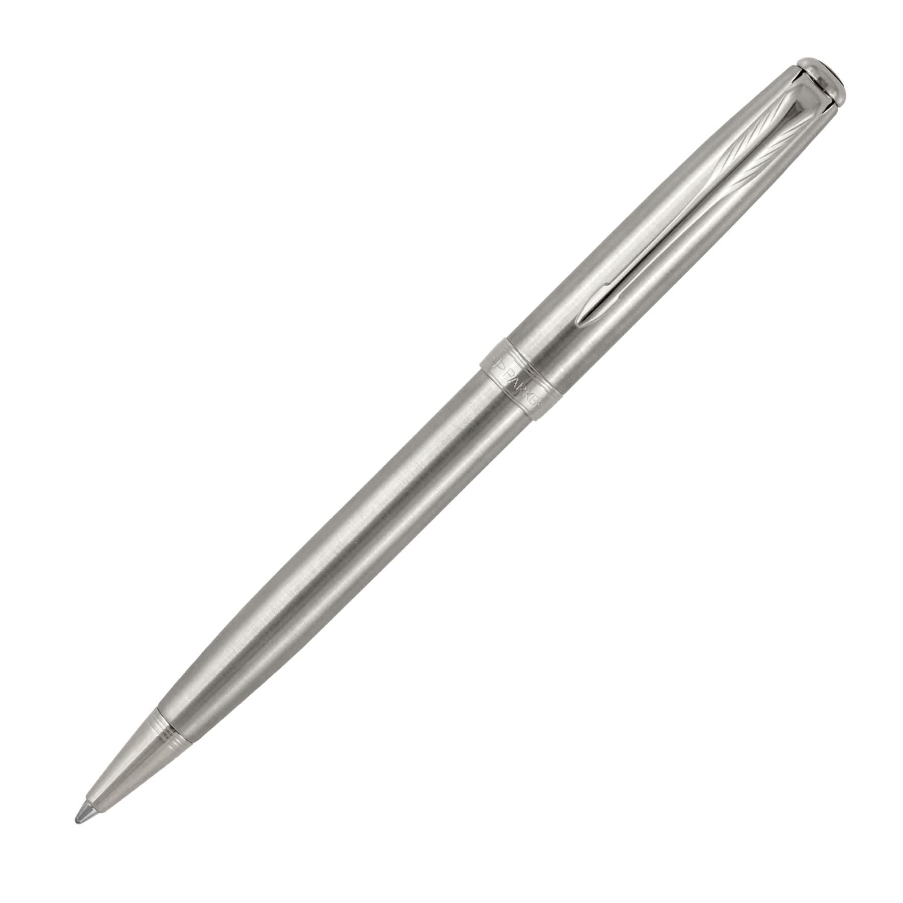 Metal Pen Ballpoint Parker Sonnet - Brushed Stainless CT - S20081048 Image