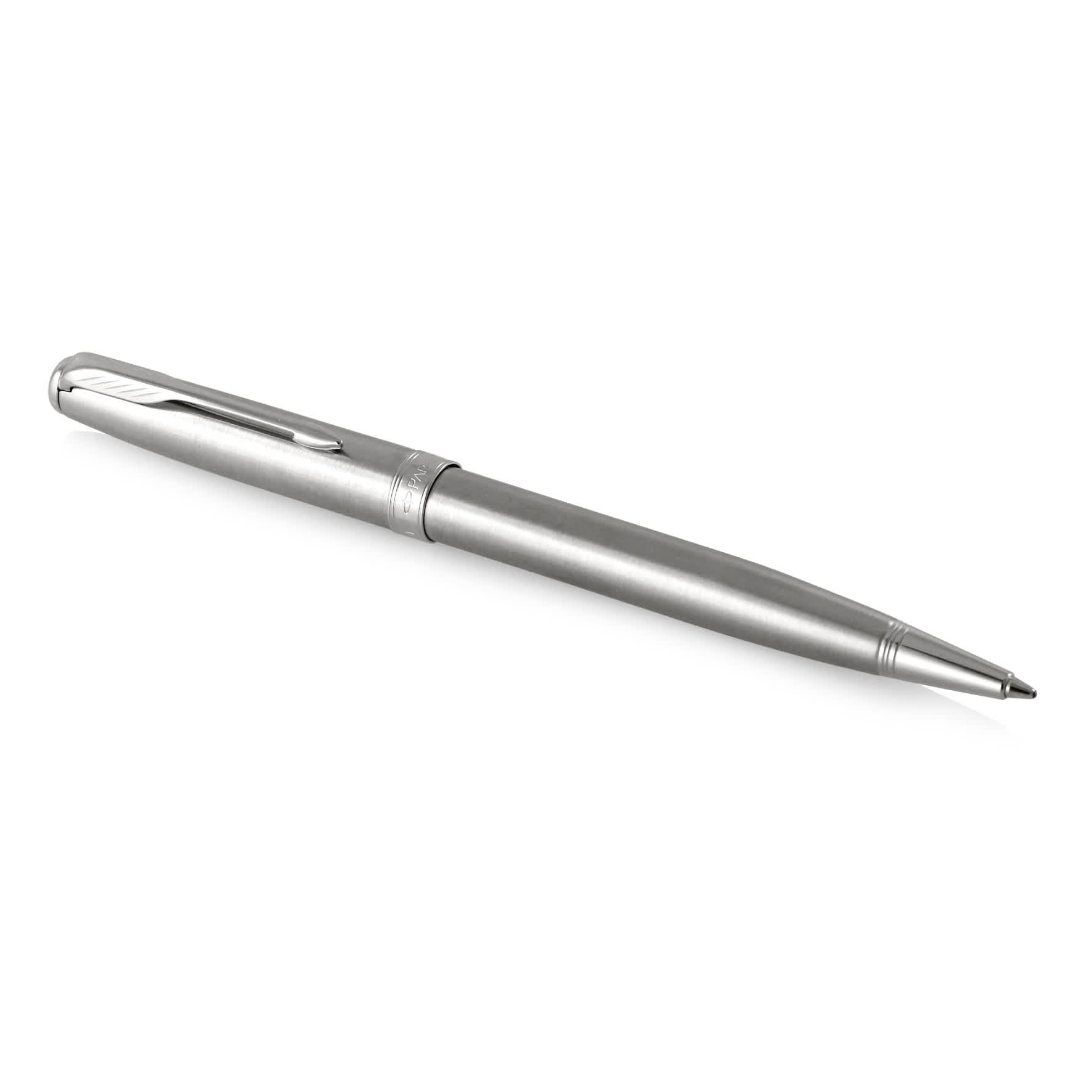 Metal Pen Ballpoint Parker Sonnet - Brushed Stainless CT - S20081048 Image