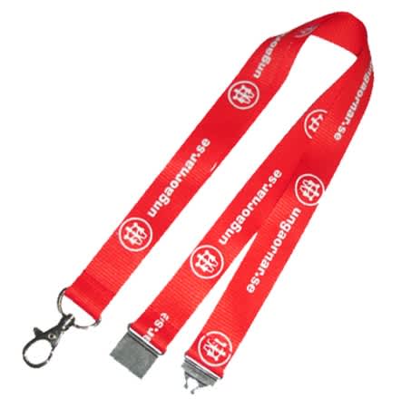 Polyester Ribbed Lanyards