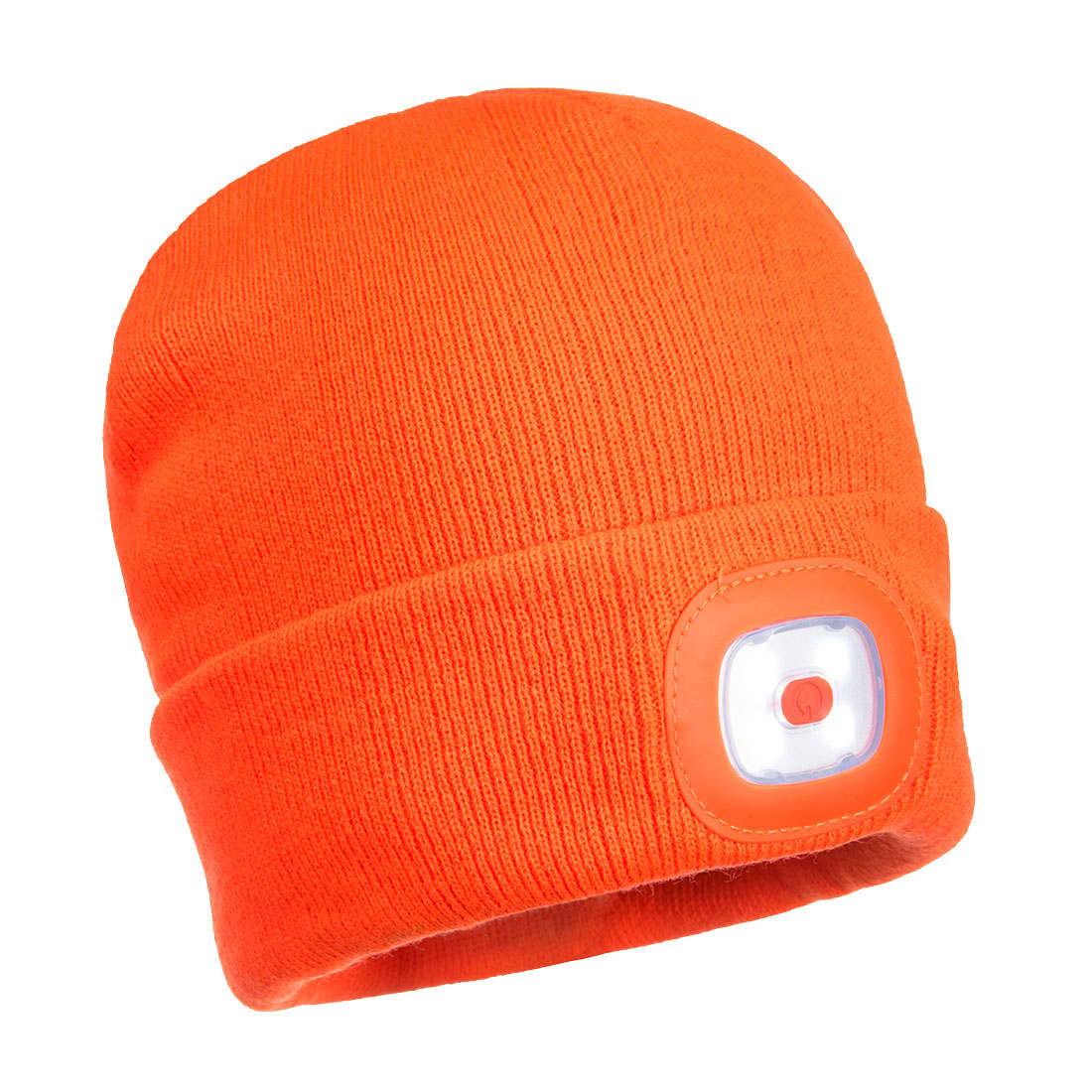 Beanie LED Head Light USB Rechargeable - B029 Image Orange