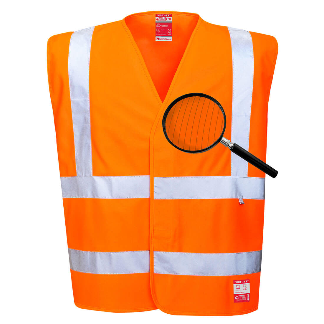 Bizflame Hi-Vis Anti-Static FR Vest