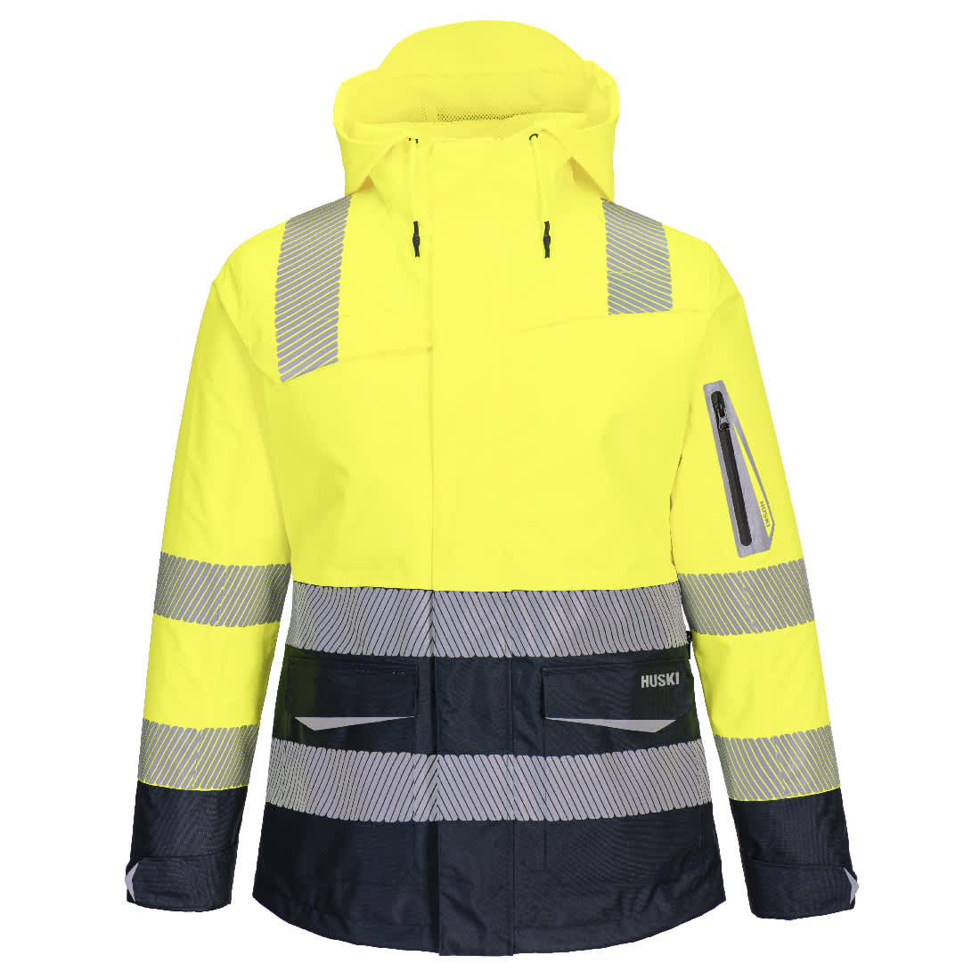 Huski Hi-Vis Women's Contrast Rain Jacket