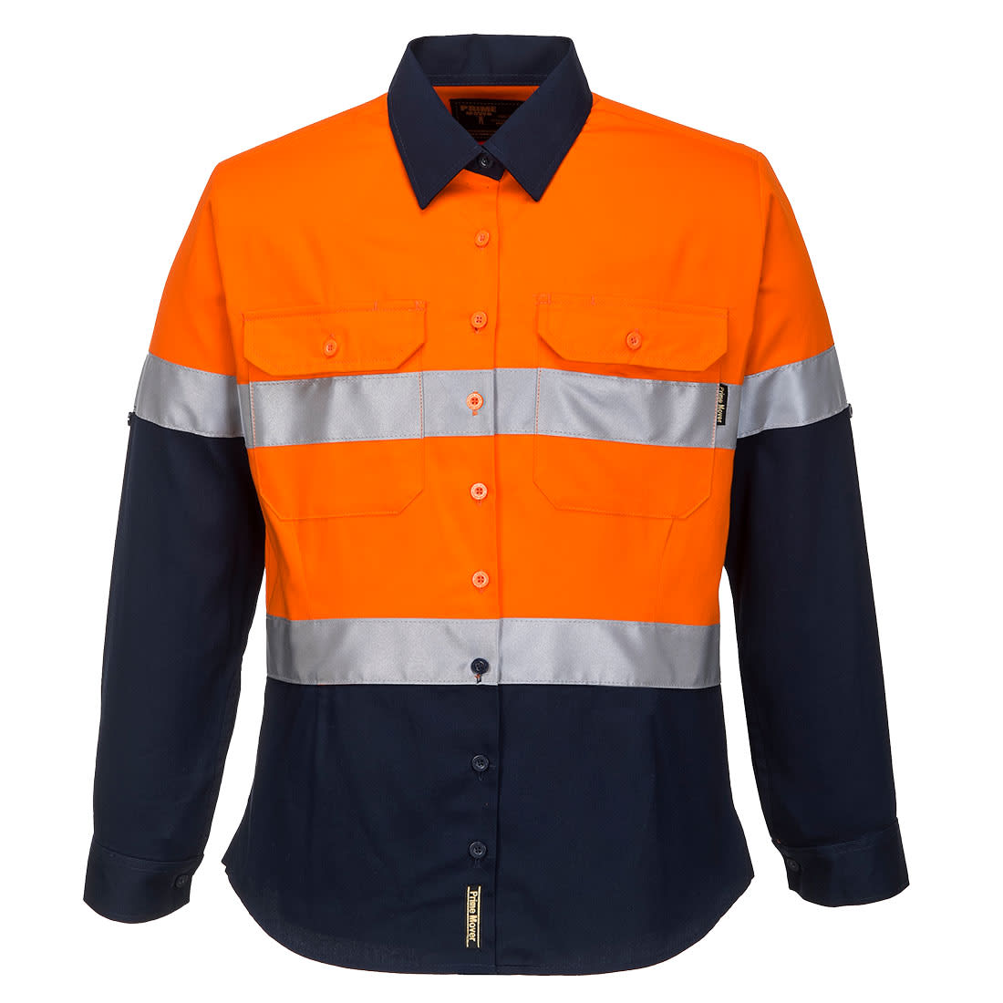 Hi-Vis Women's Contrast Shirt L/S