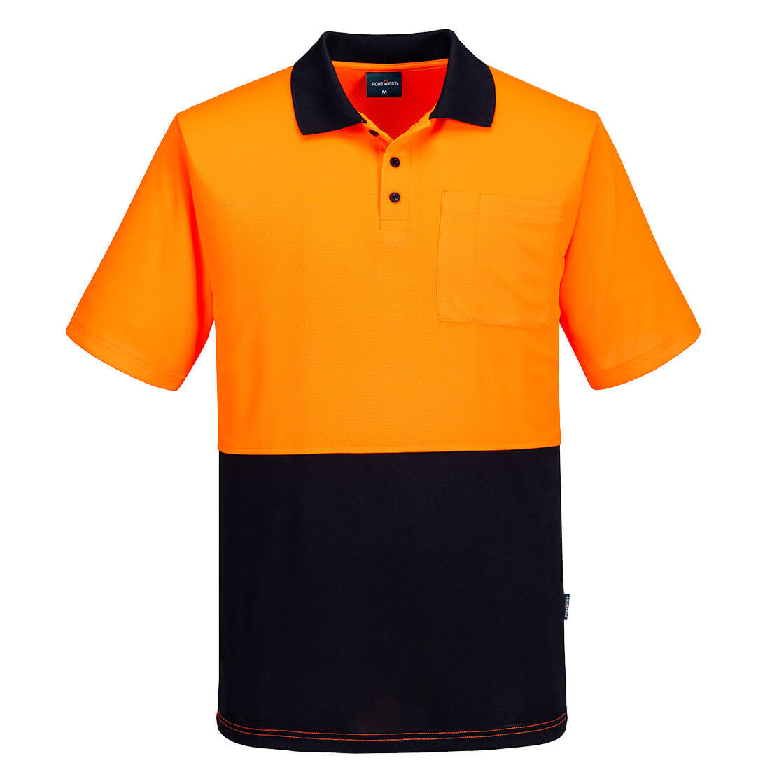 Hi Vis Class D Contrast Polo Shirt S/S