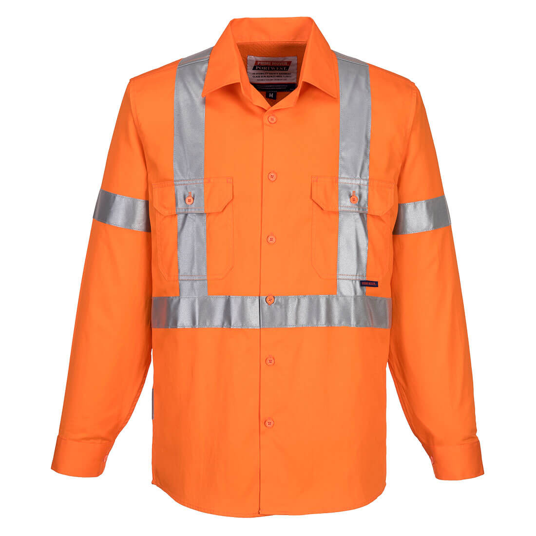 Hi-Vis Lightweight X Back Shirt L/S