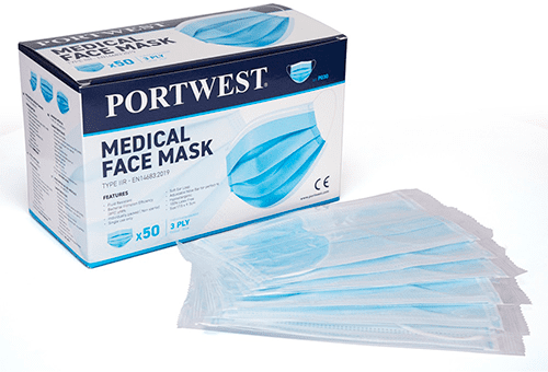 Medical Mask TYPE IIR  (Pk50)