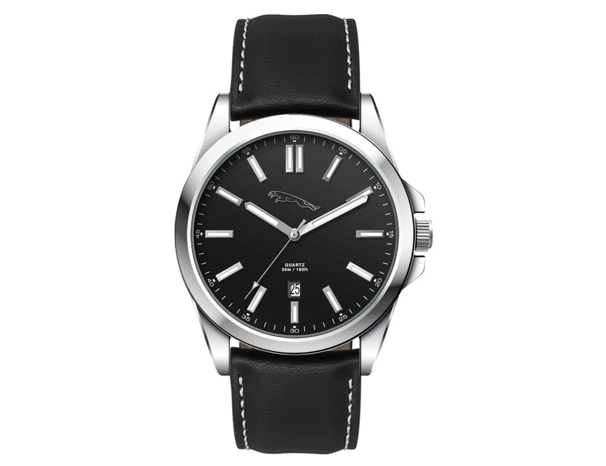 Alternative view of Casual Unisex Watch, Leather Strap