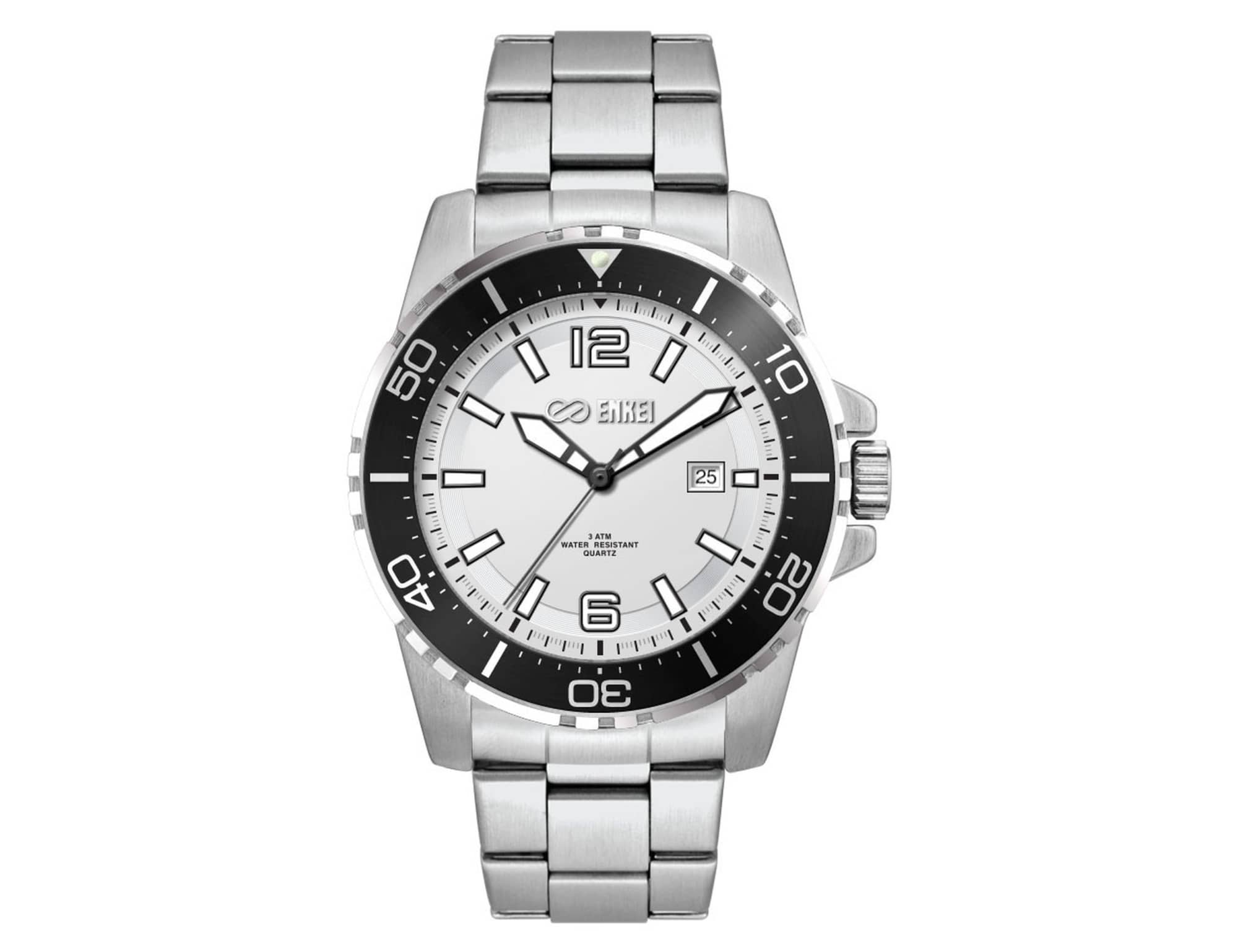 Sports Watch, Stainless Steel Strap