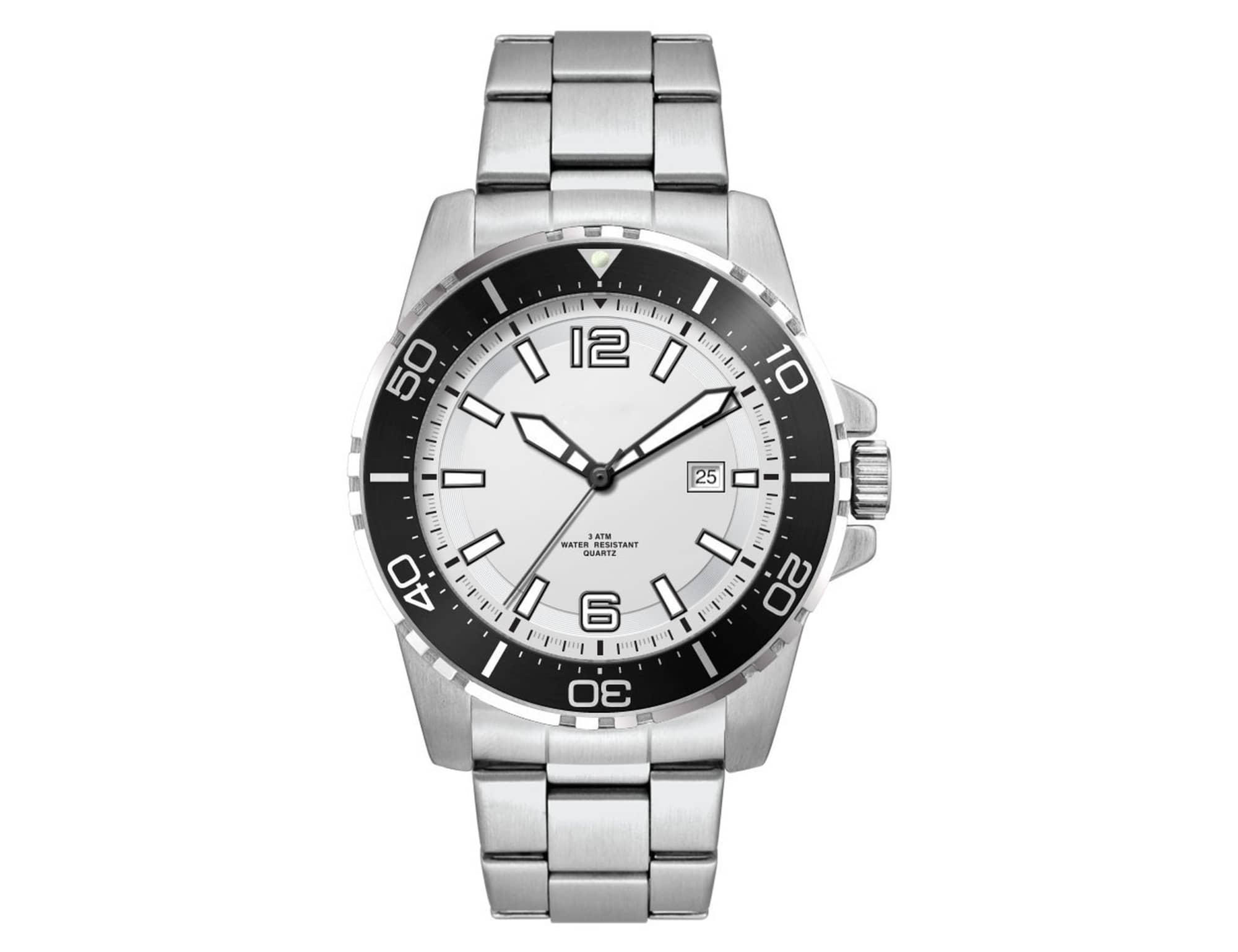 Alternative view of Sports Watch, Stainless Steel Strap
