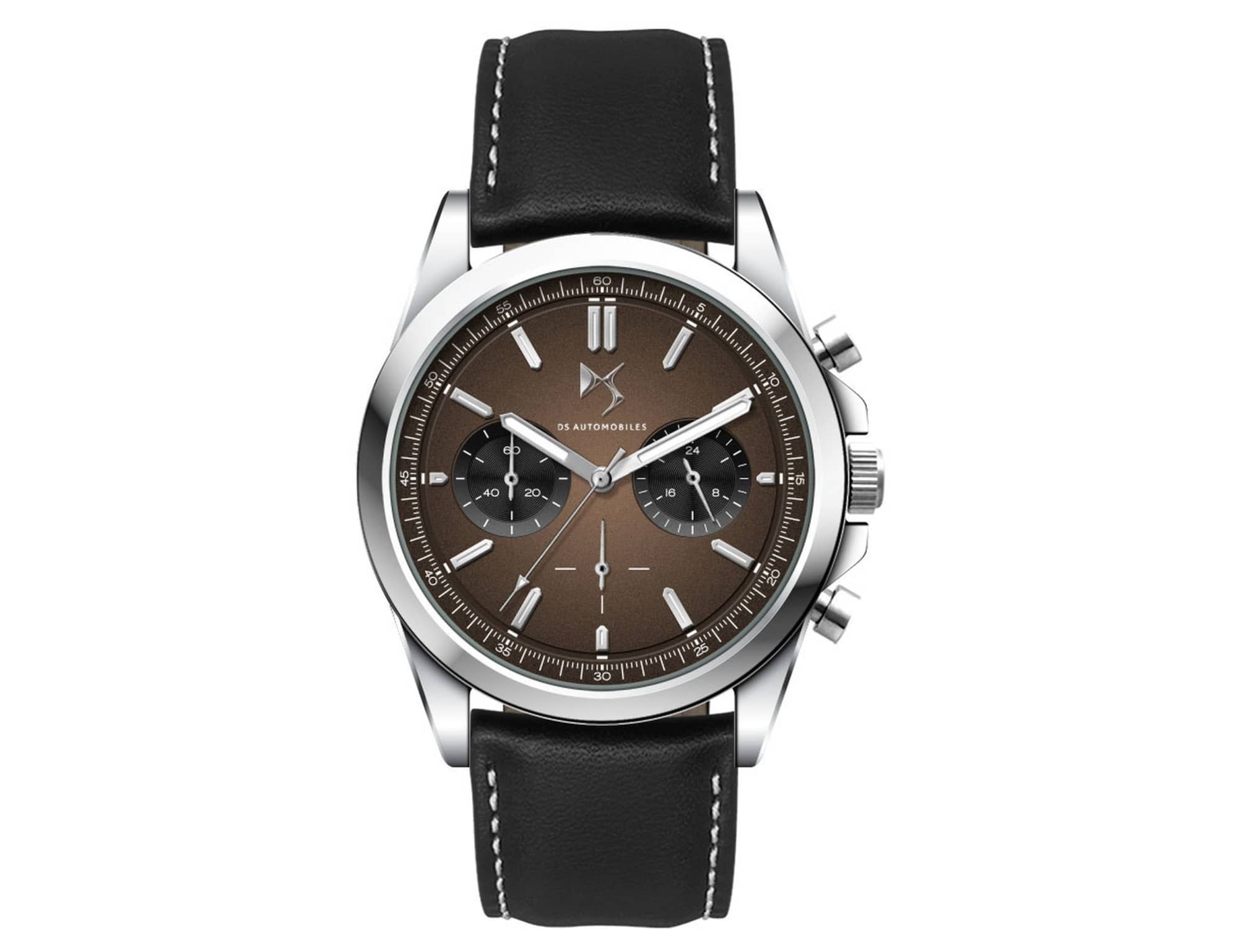 Alternative view of Chrono Unisex Watch, Leather Strap
