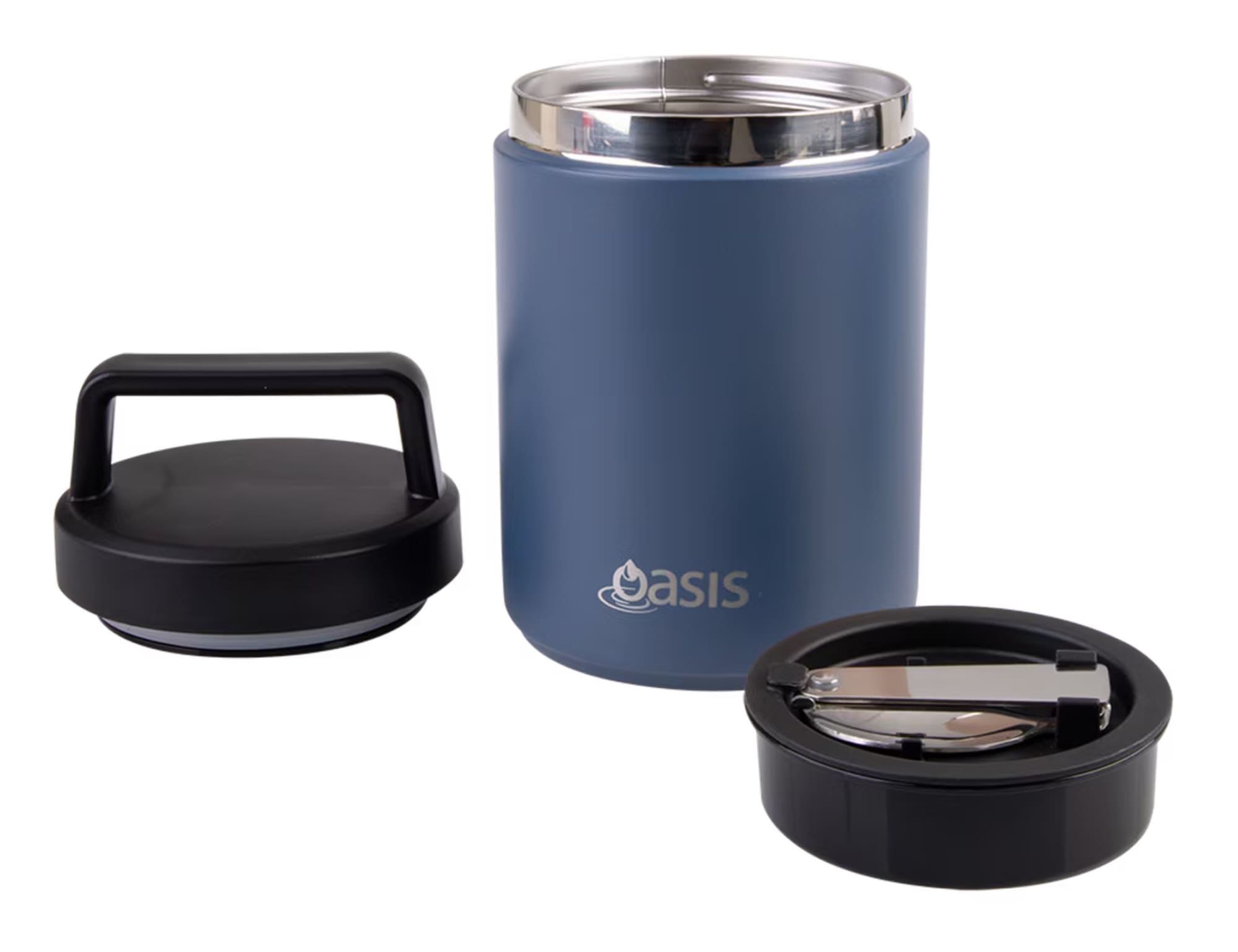 Oasis 480ml Vacuum Food Flask with Spoon