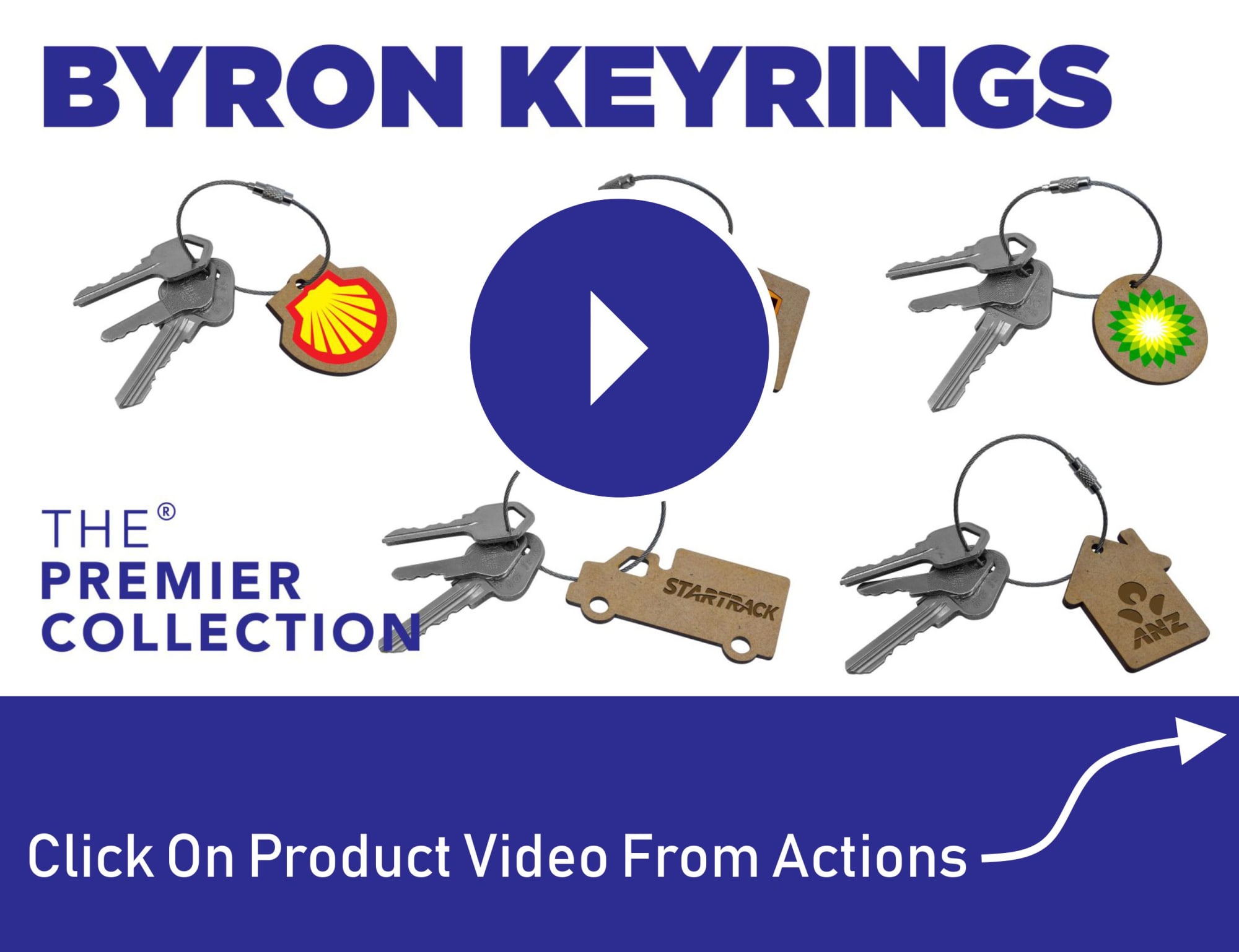 Byron Keyring – QR Code