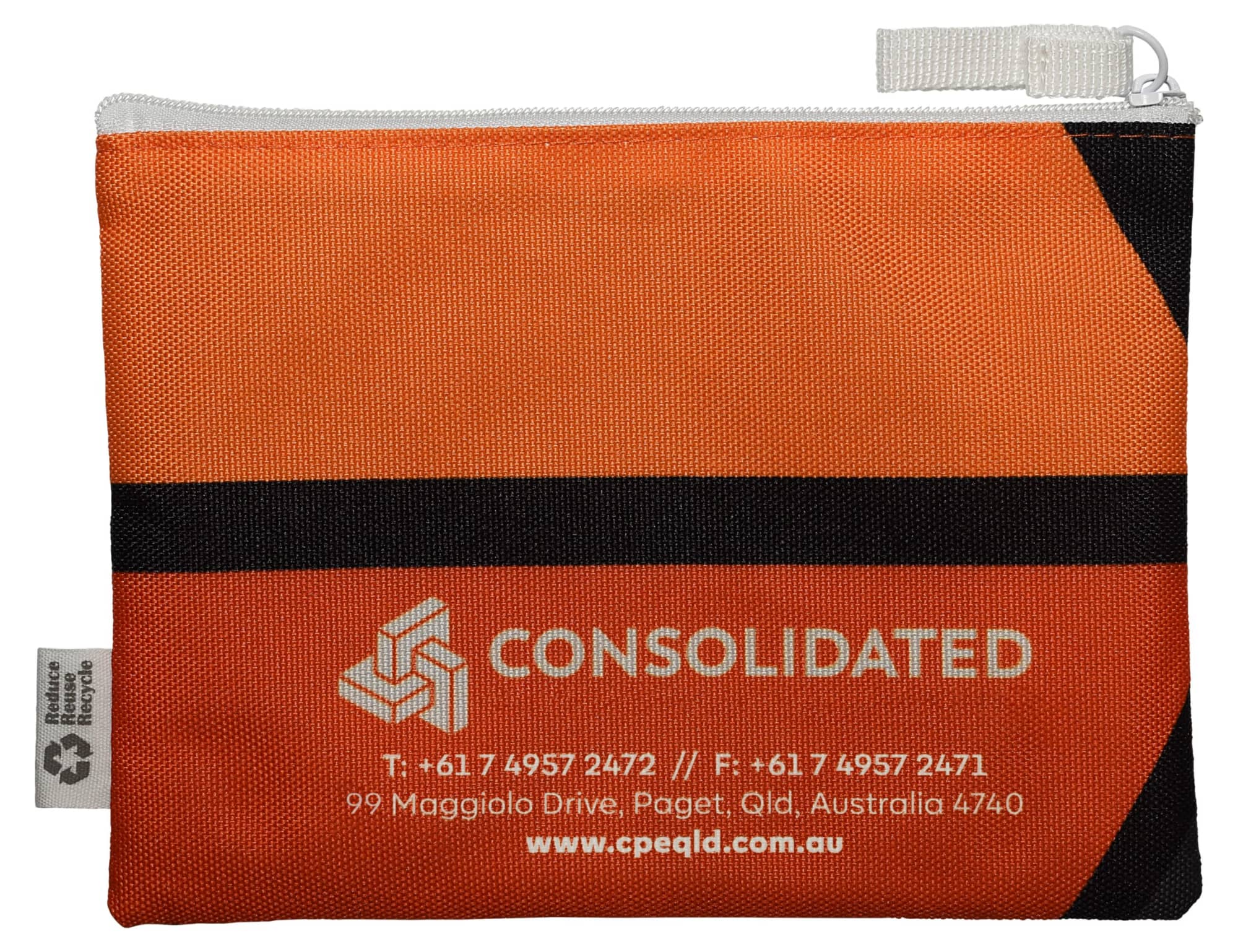 Alternative view of Spectra rPET pouch 12.5cm x 17cm