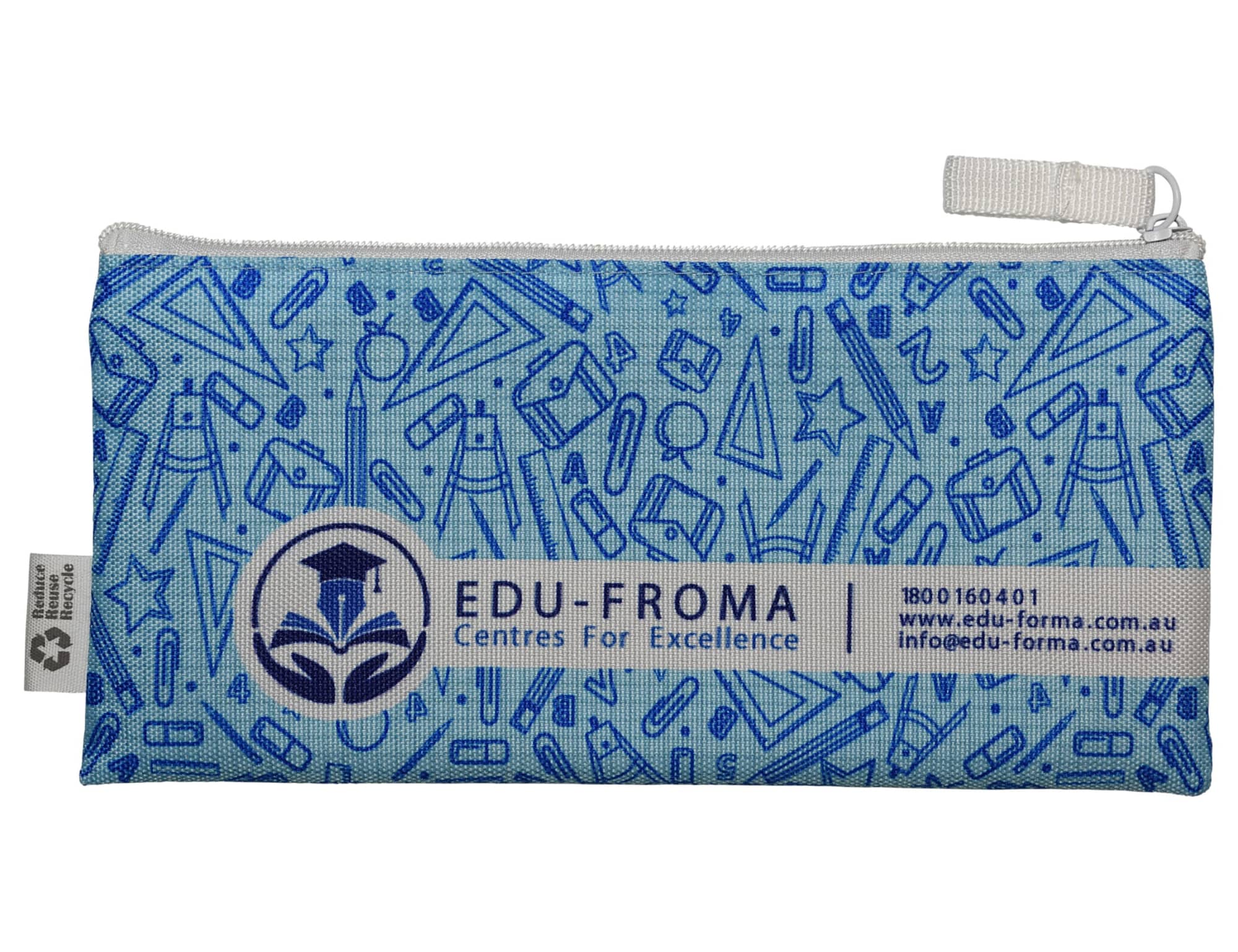 Alternative view of Spectra rPET Pencil Case 10cm x 21cm