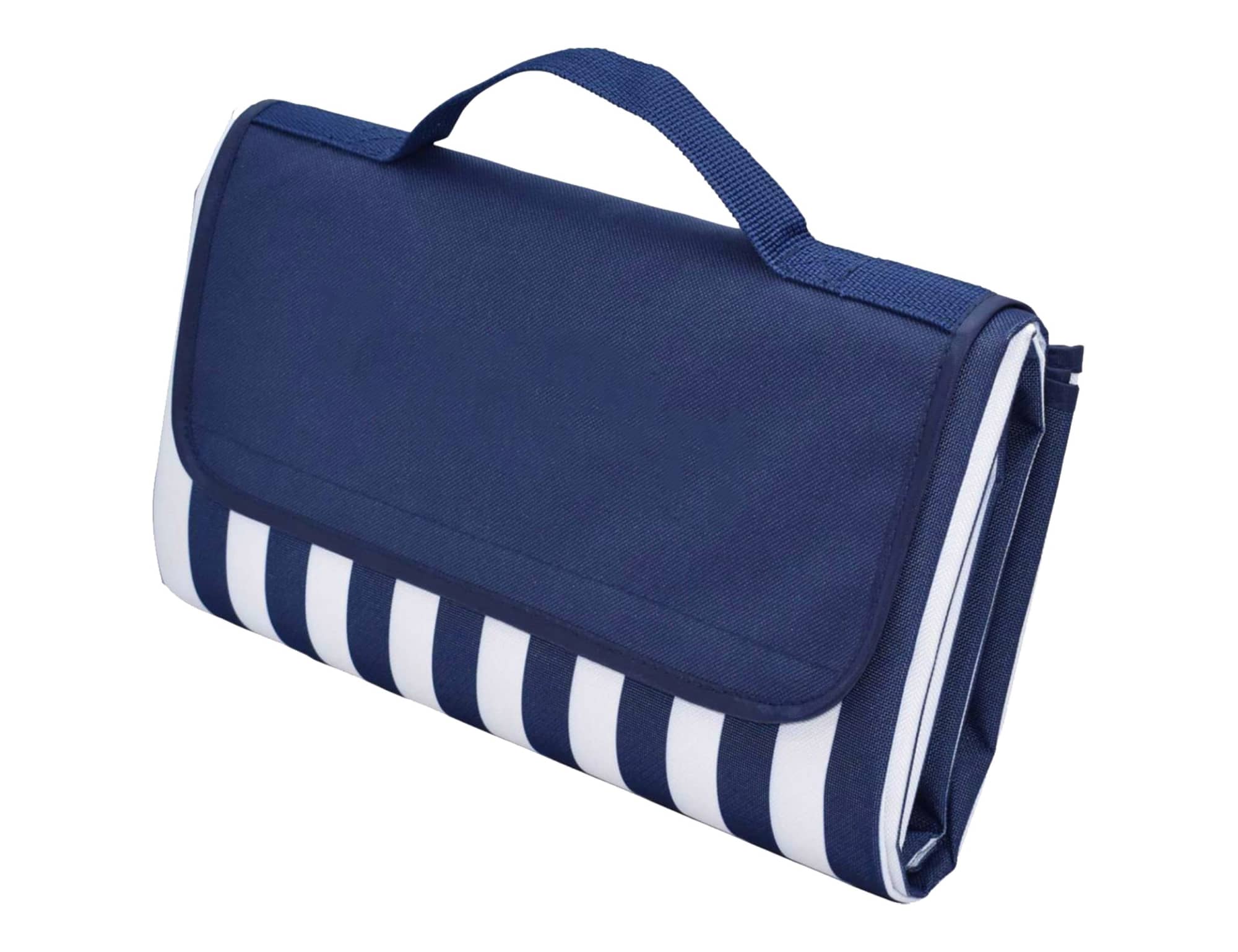 Alternative view of Ascot Picnic Rug, Navy -  Extra Large