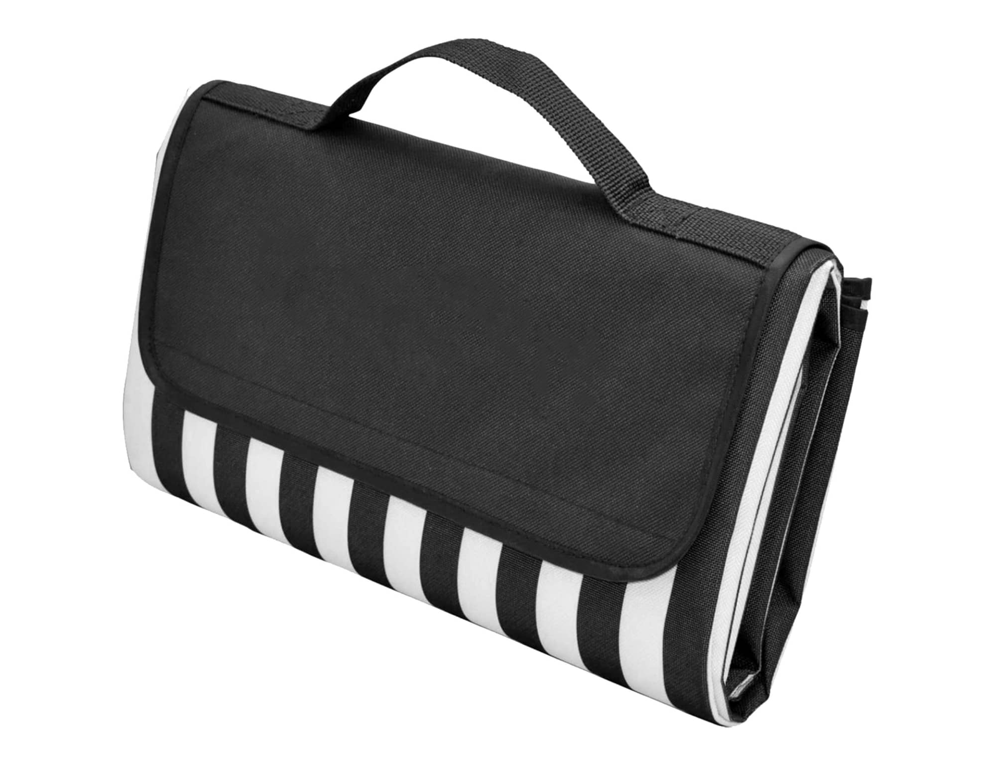Alternative view of Ascot Picnic Rug, Black -  Extra Large
