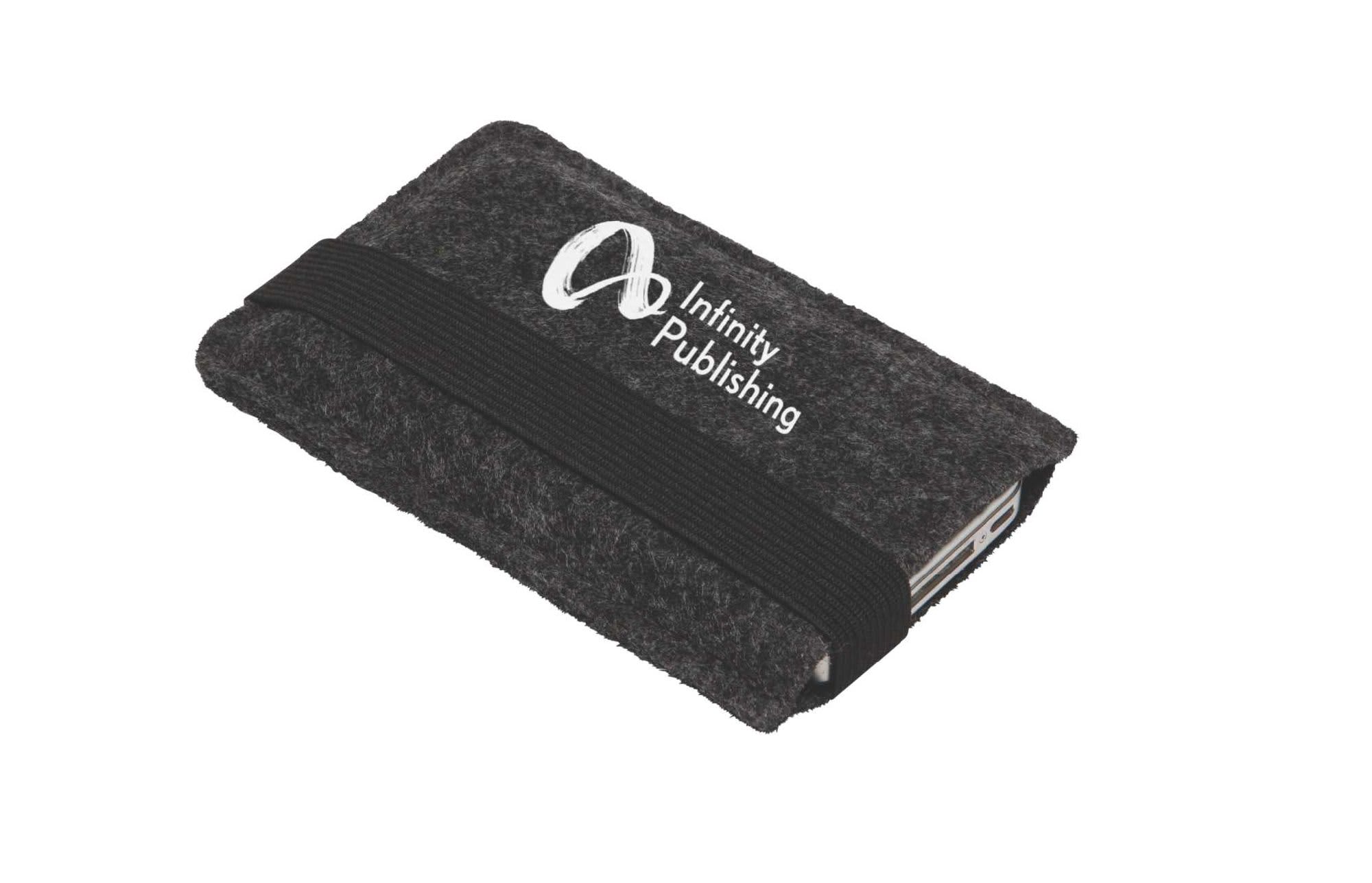 Felt iPhone Holder. Dark Grey DISC