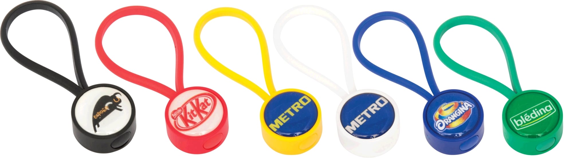 Globus Keyring Plastic Round – Indent