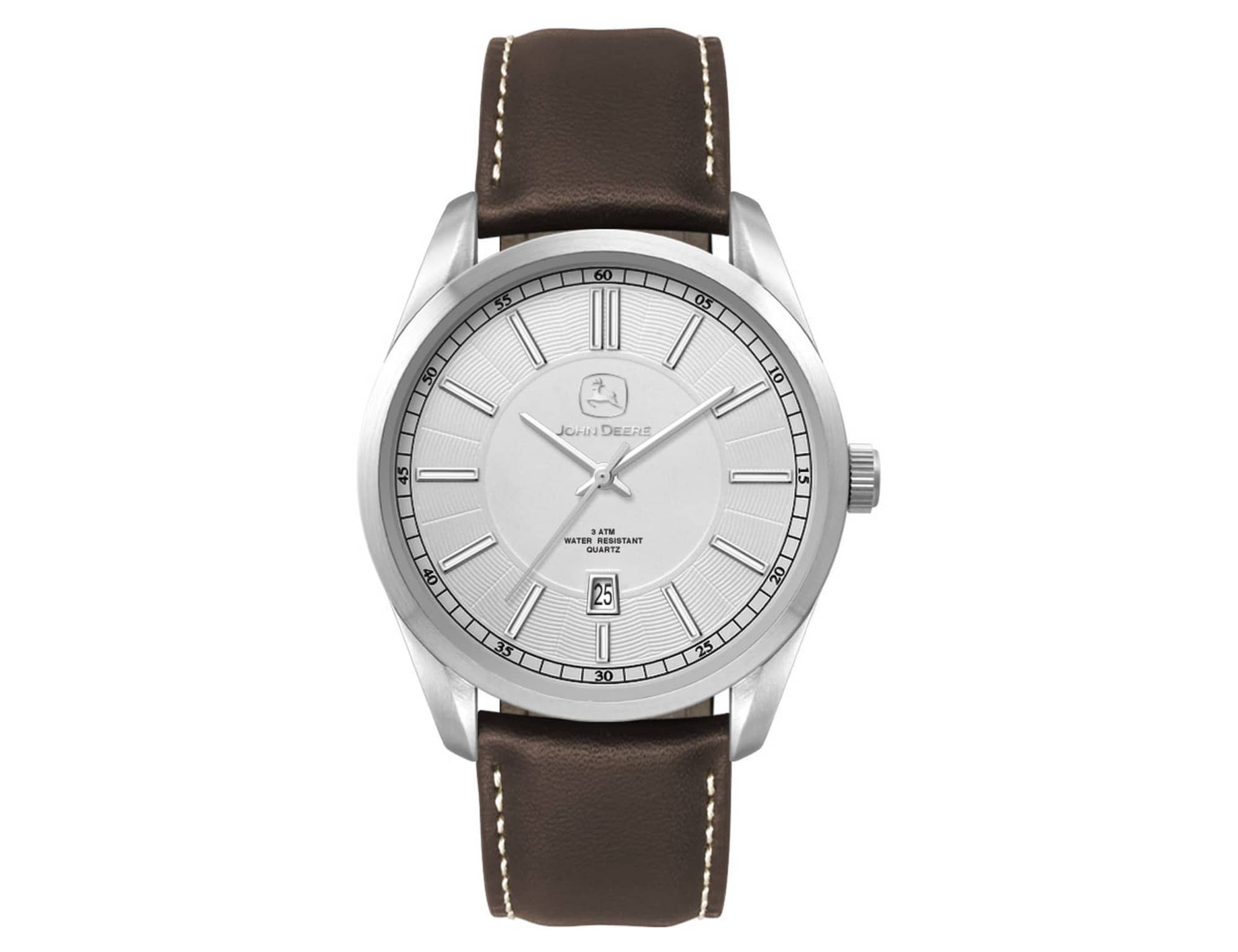 Mens Casual Dress Watch, Leather Strap - W6015-M-SD6 Image 